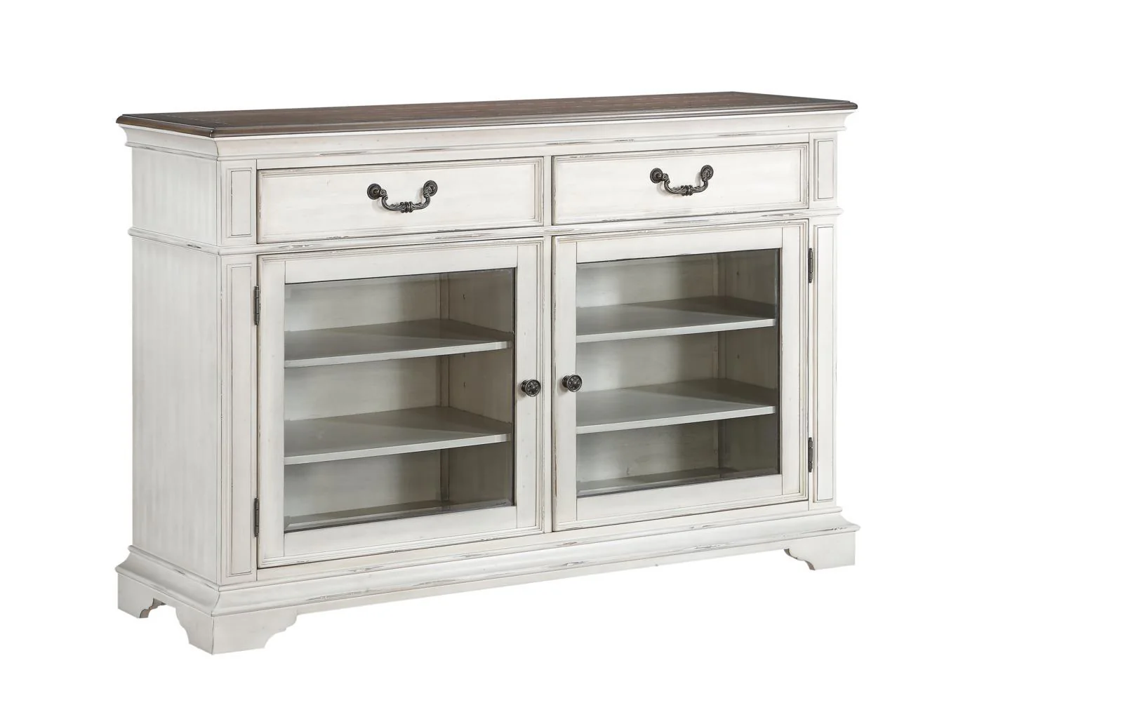 New Classic Furniture Anastasia Server in Antique Bisque - Image 3