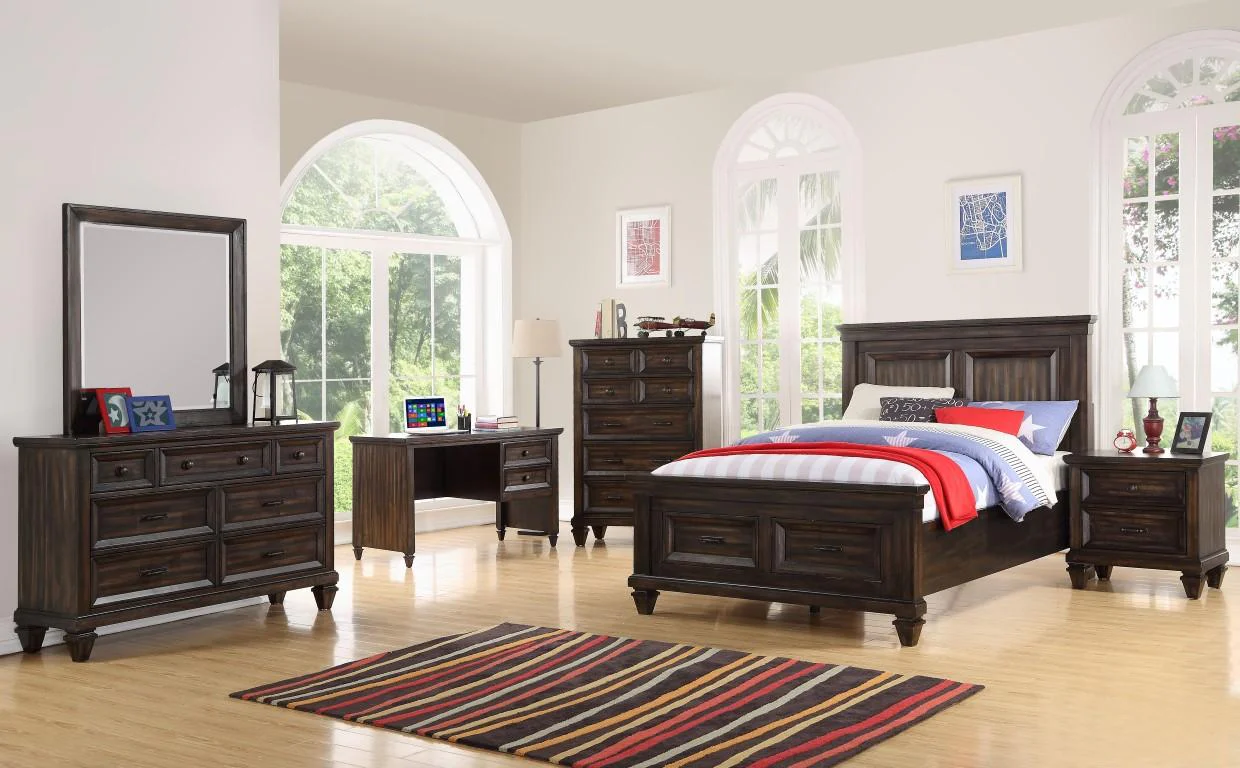 New Classic Furniture Sevilla Youth Dresser in Walnut - Image 3