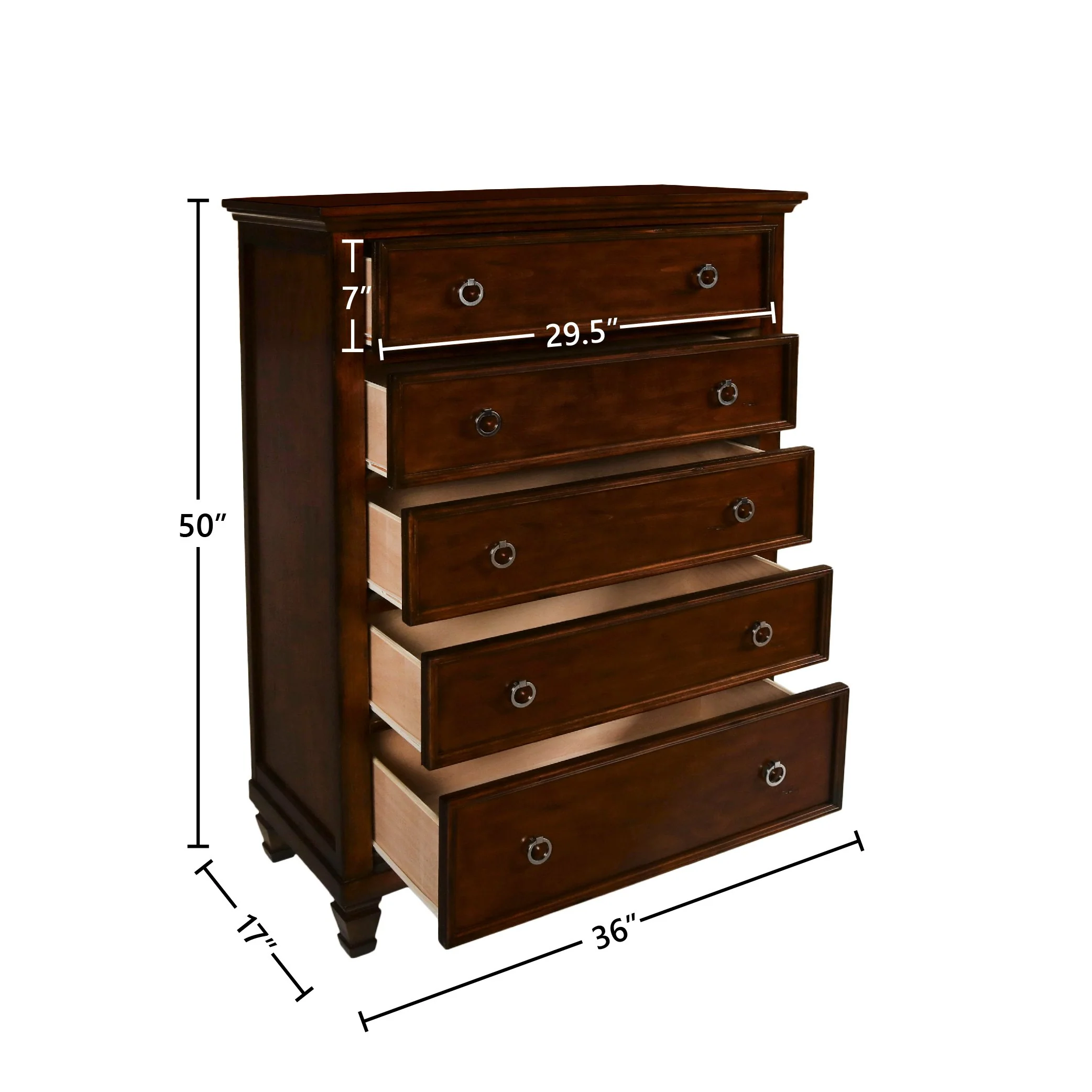 Tamarack Chest- Brn Cherry - Image 6