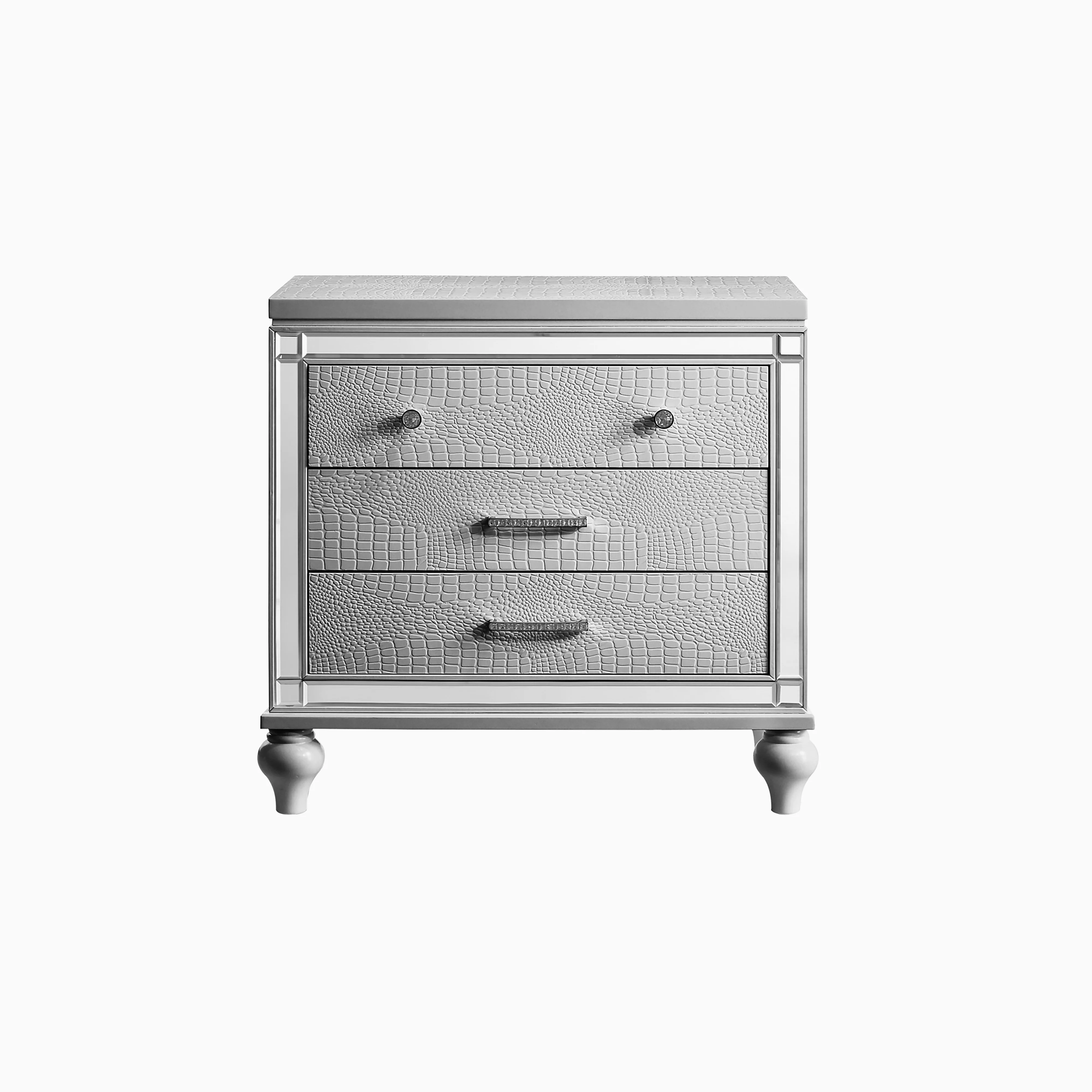 Valentino Nightstand-Silver - Image 2