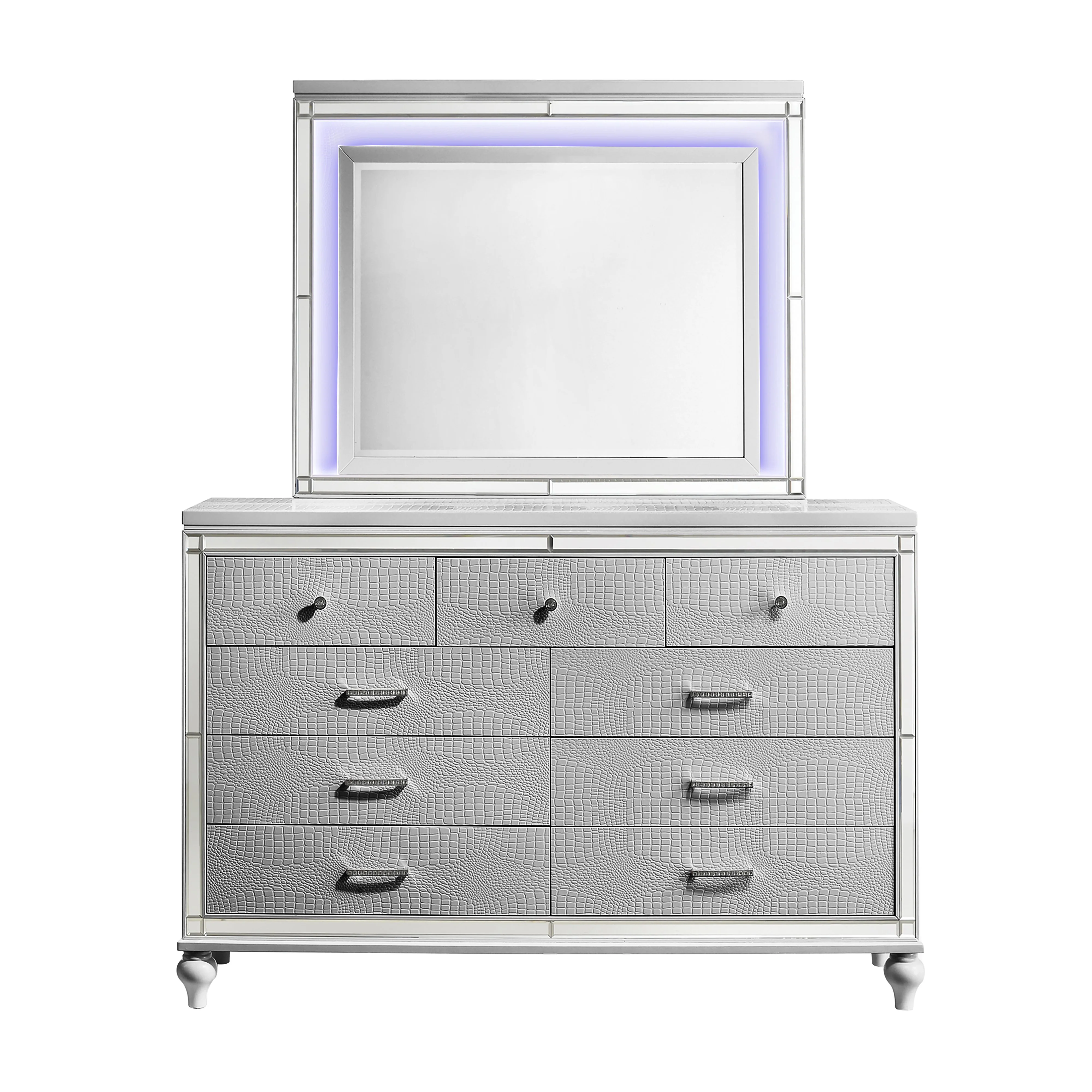 Valentino Lighted Mirror-Silver - Image 2