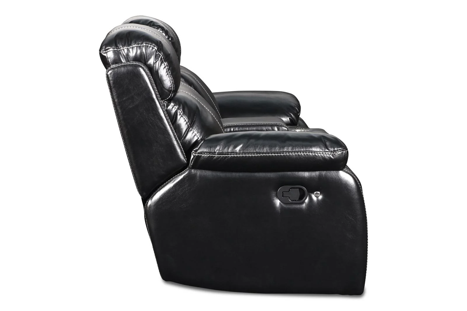 New Classic Fusion Console Loveseat with Power Foot Rest in Ebony - Image 5
