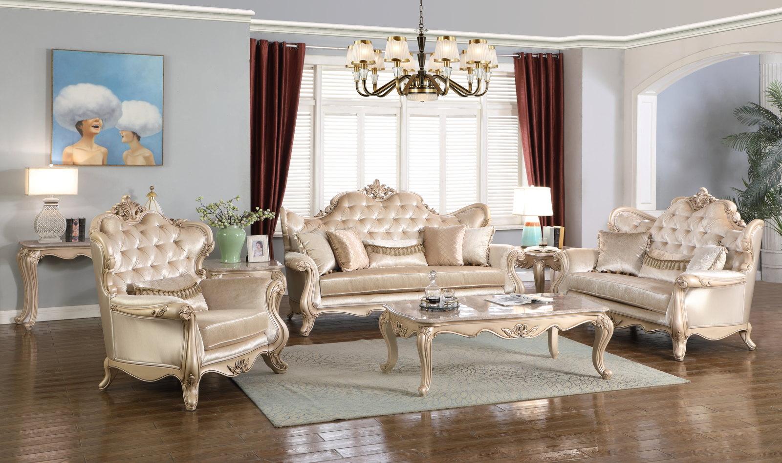 New Classic Monique Cocktail Table in Pearl - Image 3