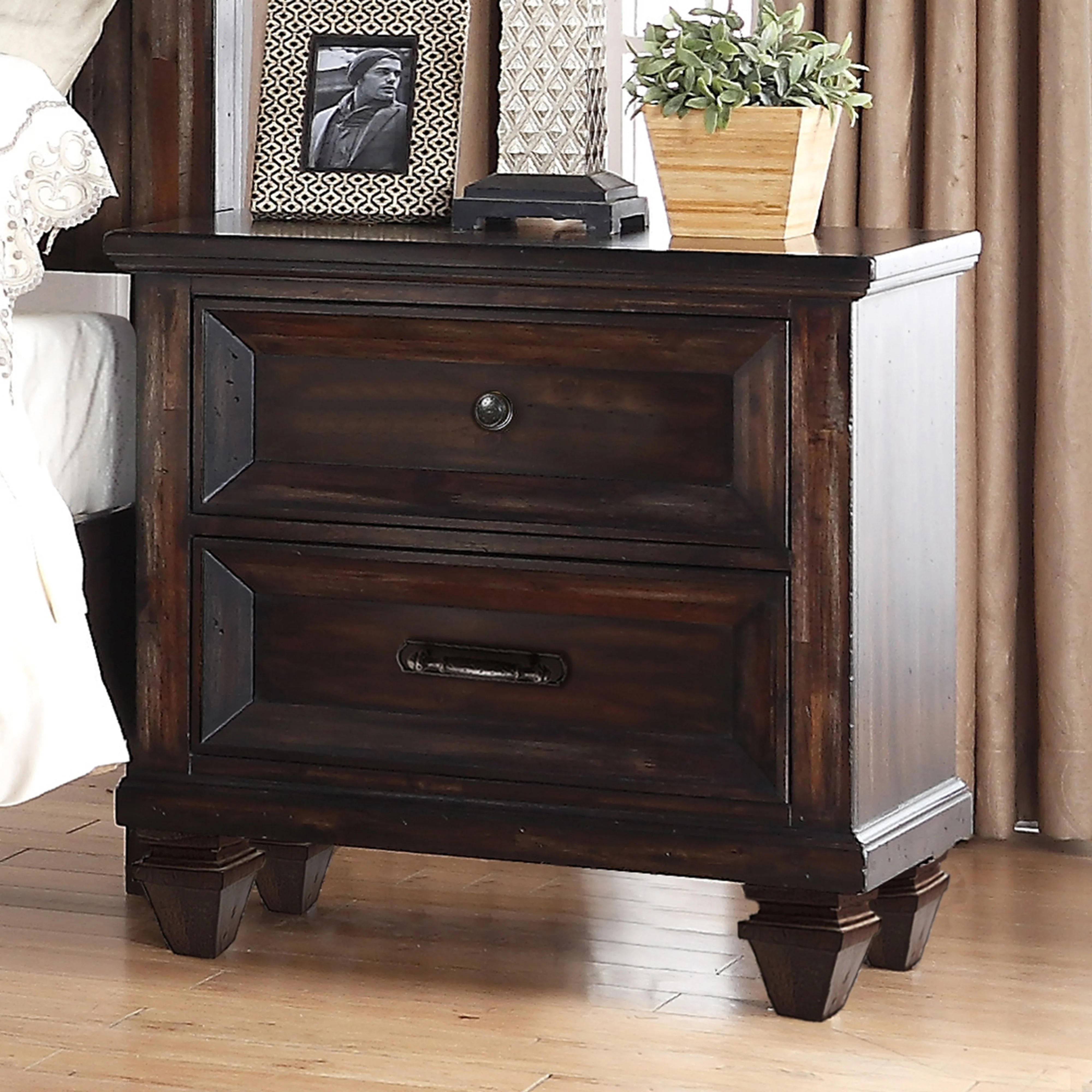Sevilla Nightstand -Walnut - Image 8