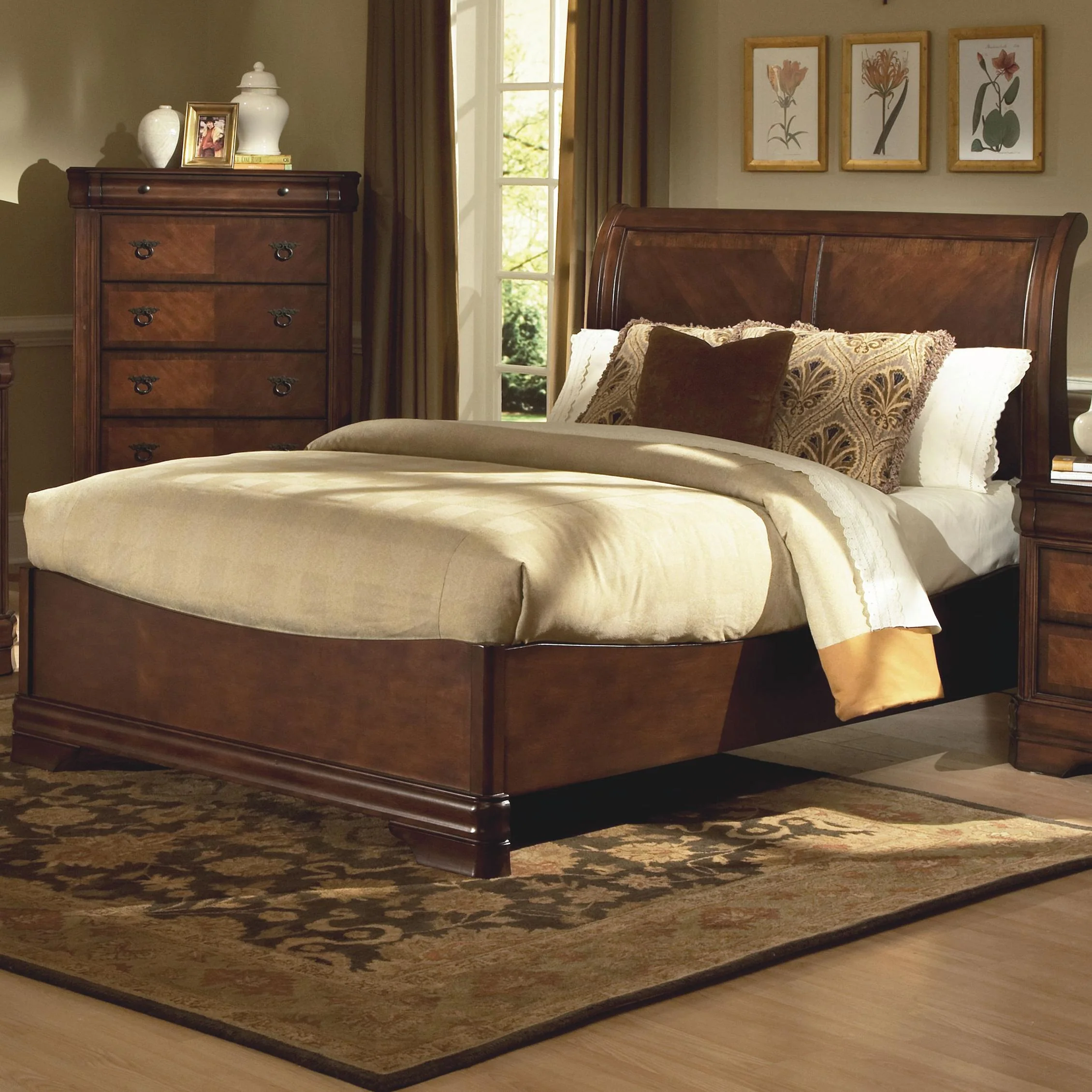 New Classic Sheridan California King Storage Bed in Burnished Cherry - Image 2