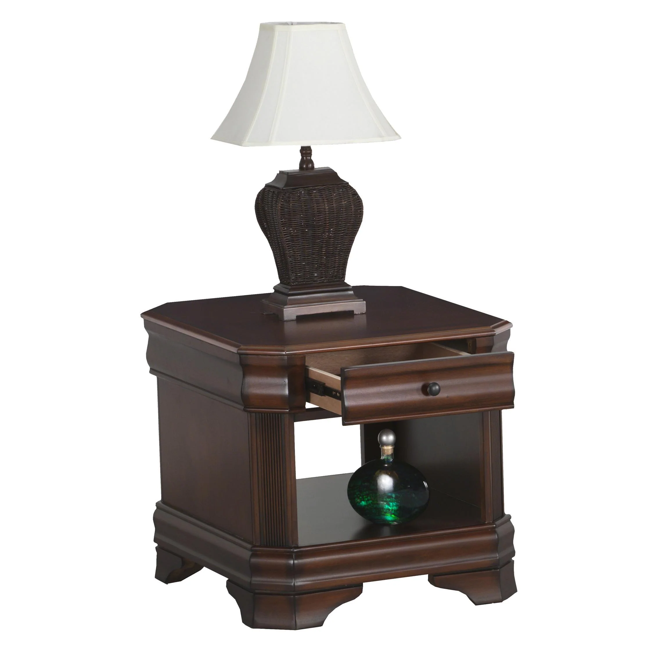 New Classic Sheridan End Table in Burnished Cherry - Image 2