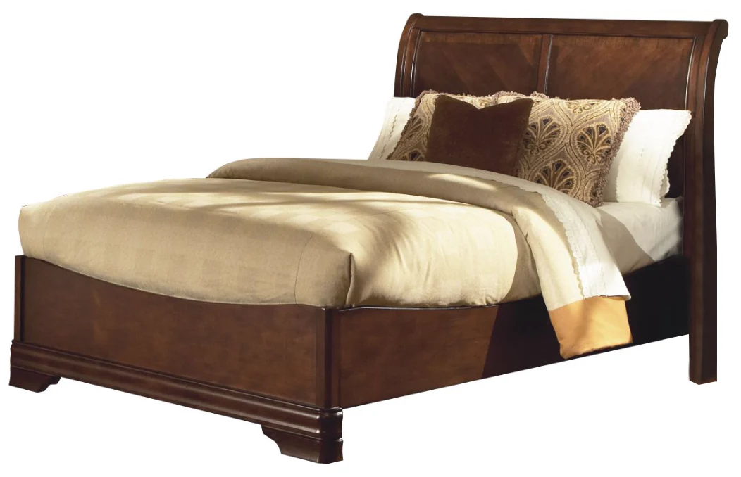 New Classic Sheridan Queen Sleigh Bed in Burnished Cherry - Image 3