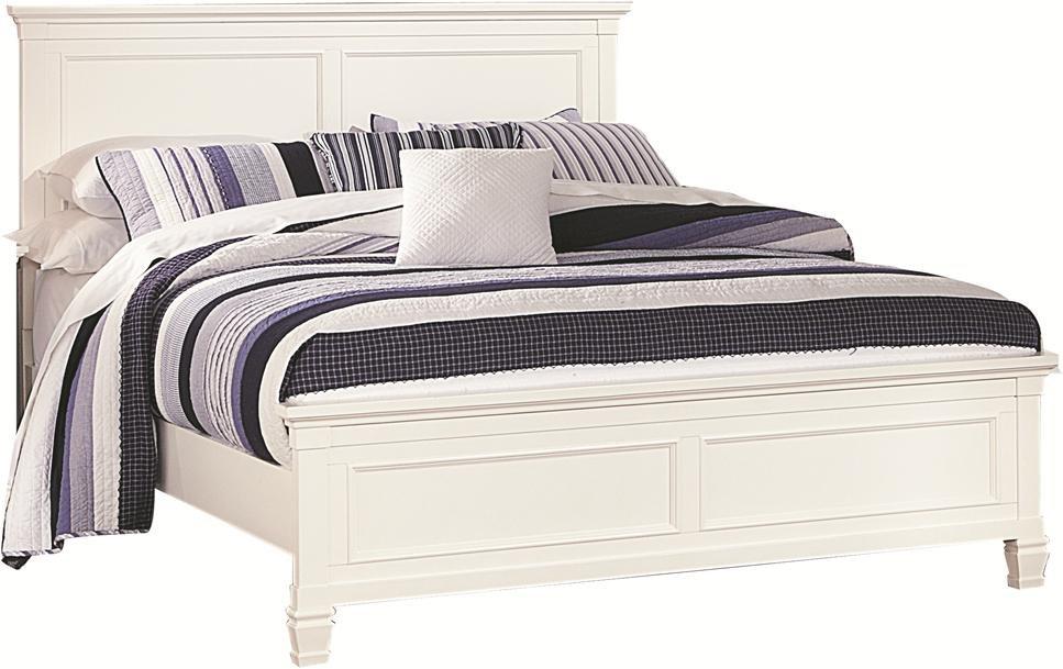 New Classic Tamarack Full Panel Bed in White - Image 3