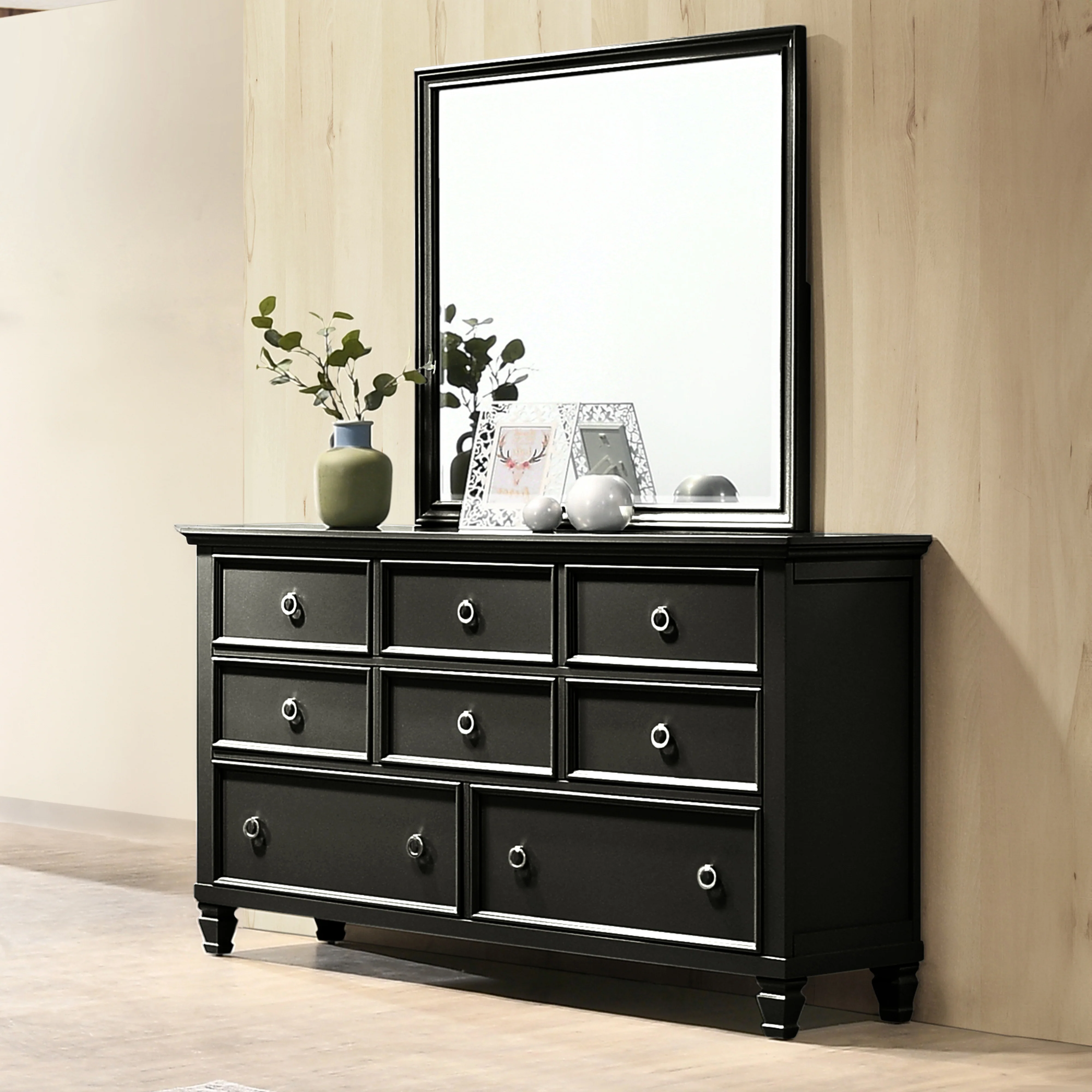 Tamarack Mirror- Black - Image 5