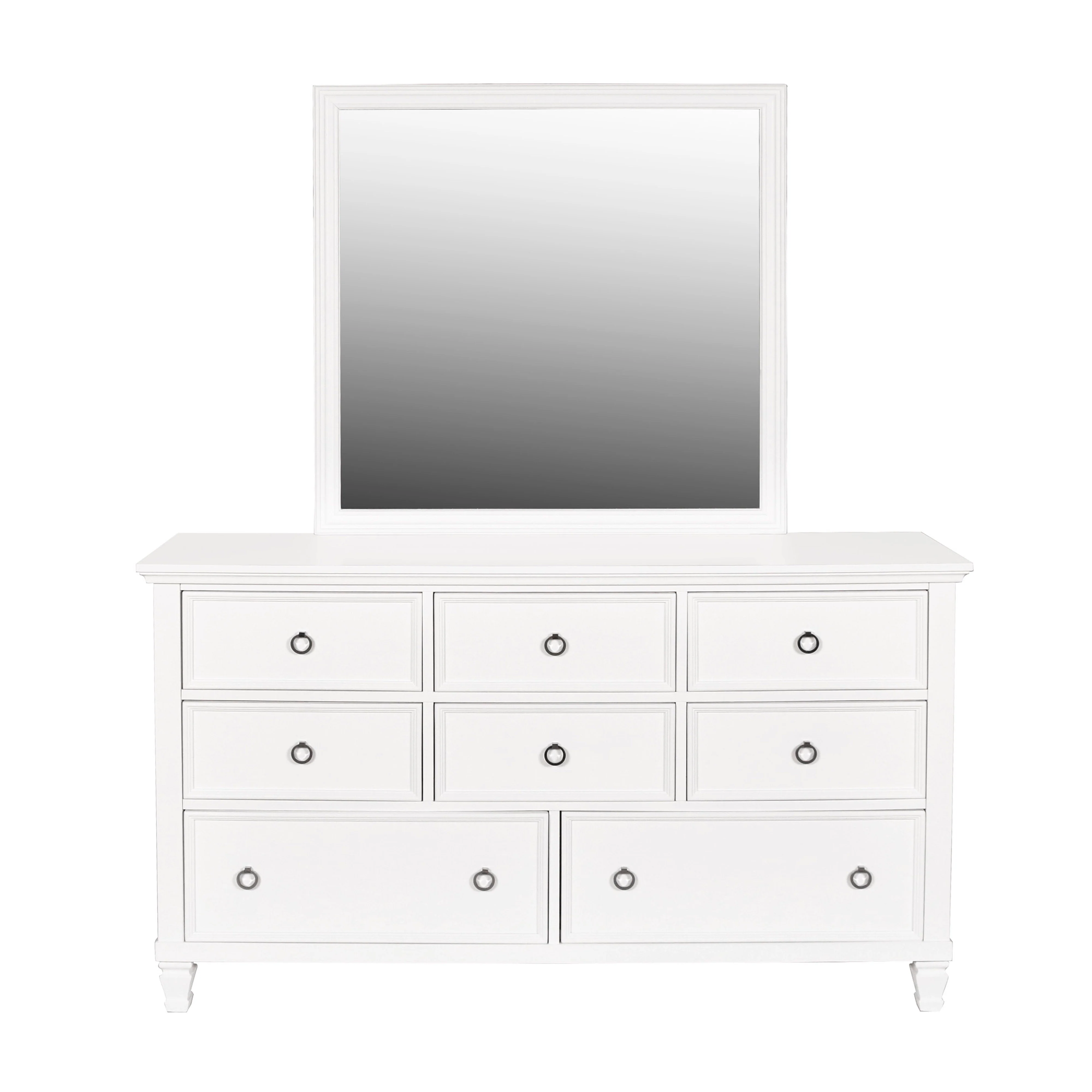 Tamarack Mirror- White - Image 2