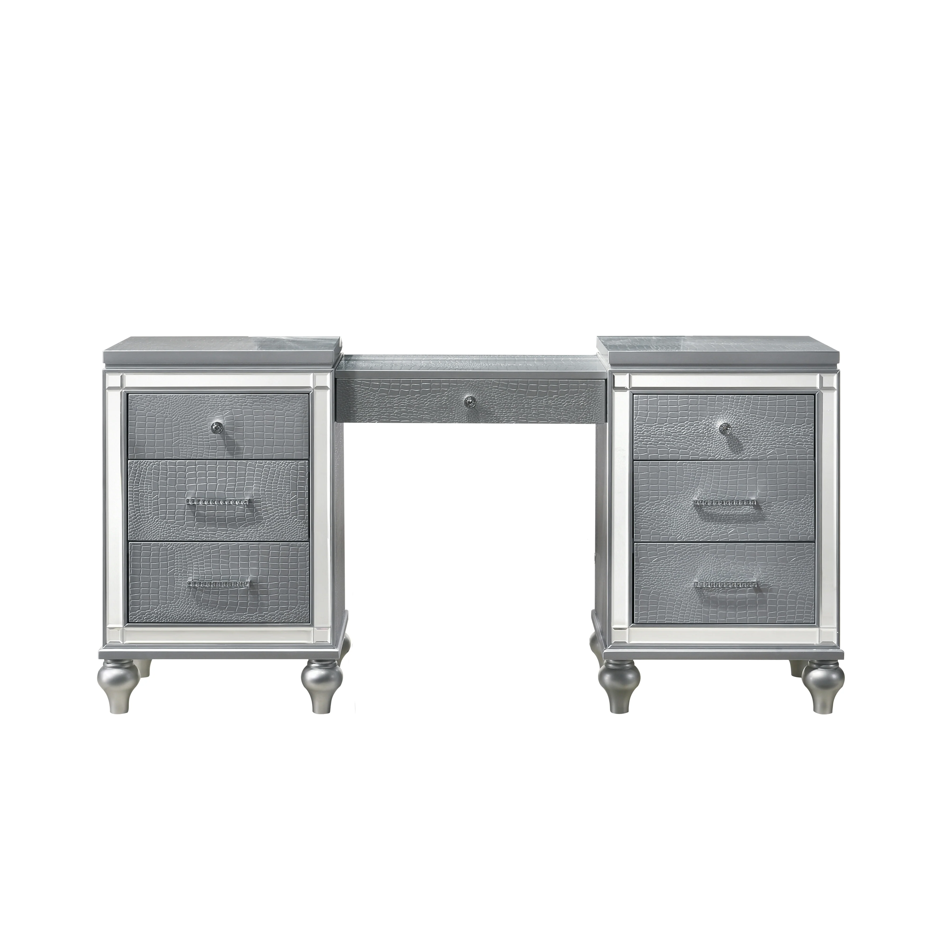 Valentino Dressing Table-Silver - Image 2