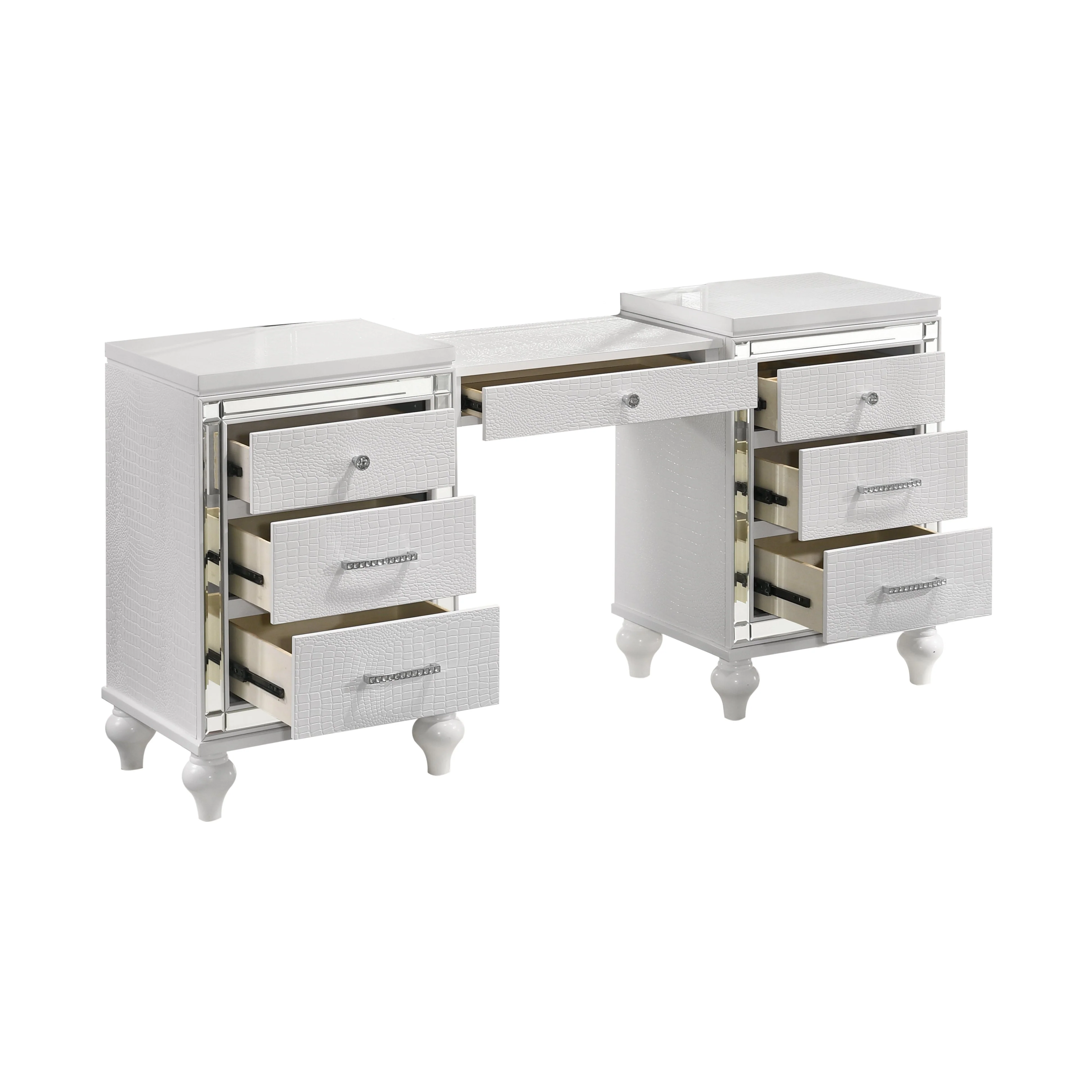 Valentino Dressing Table-White - Image 4
