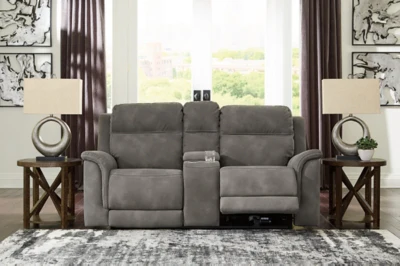 Next-Gen DuraPella Power Reclining Loveseat with Console - Image 17
