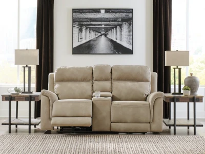 Next-Gen DuraPella Power Reclining Loveseat with Console - Image 2