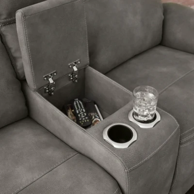 Next-Gen DuraPella Power Reclining Loveseat with Console - Image 24