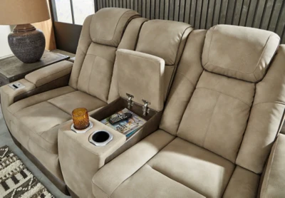 Next-Gen DuraPella Power Reclining Loveseat with Console - Image 37