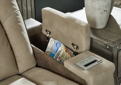 Next-Gen DuraPella Power Reclining Loveseat with Console - Image 41