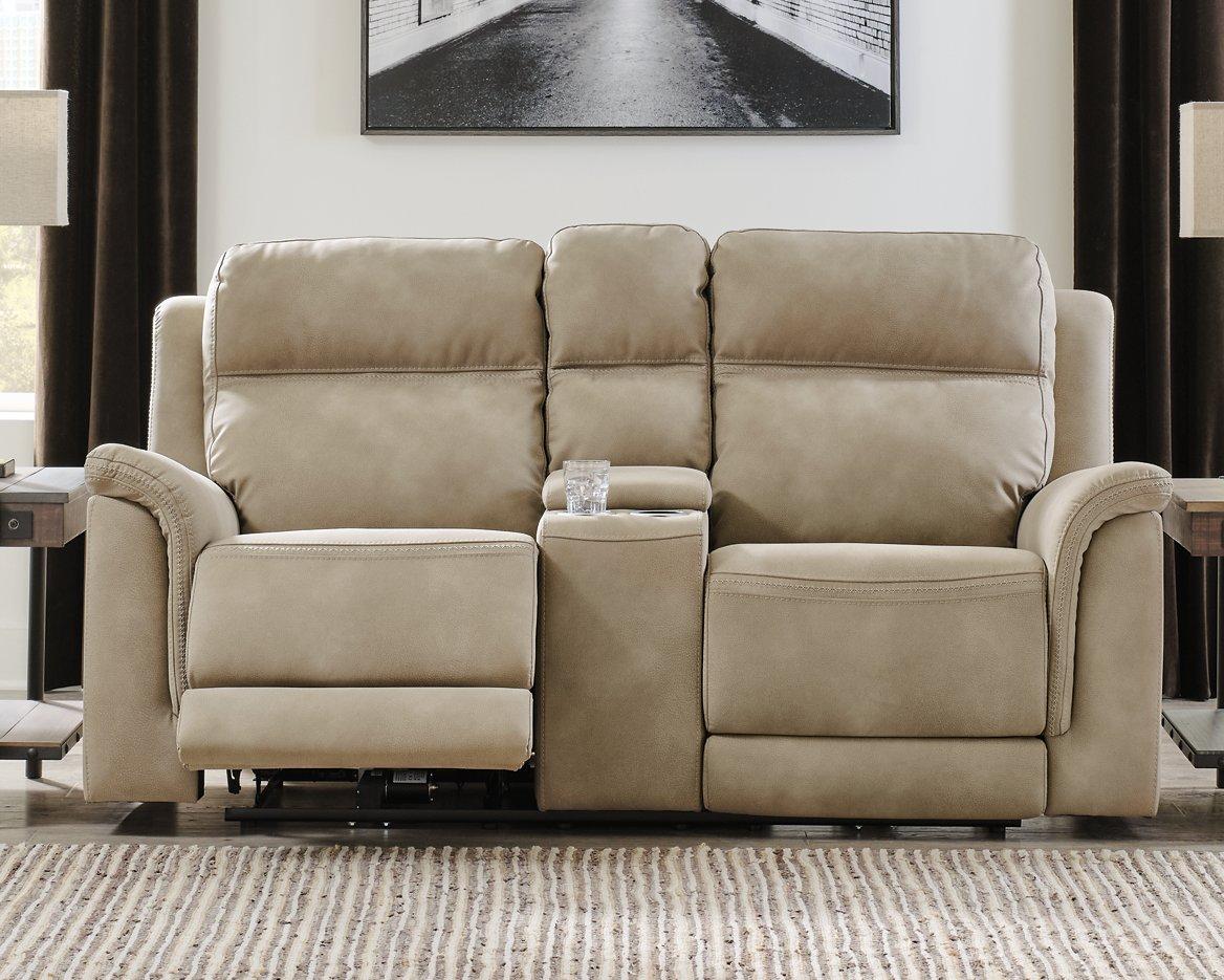 Next-Gen DuraPella Power Reclining Loveseat with Console - Image 2