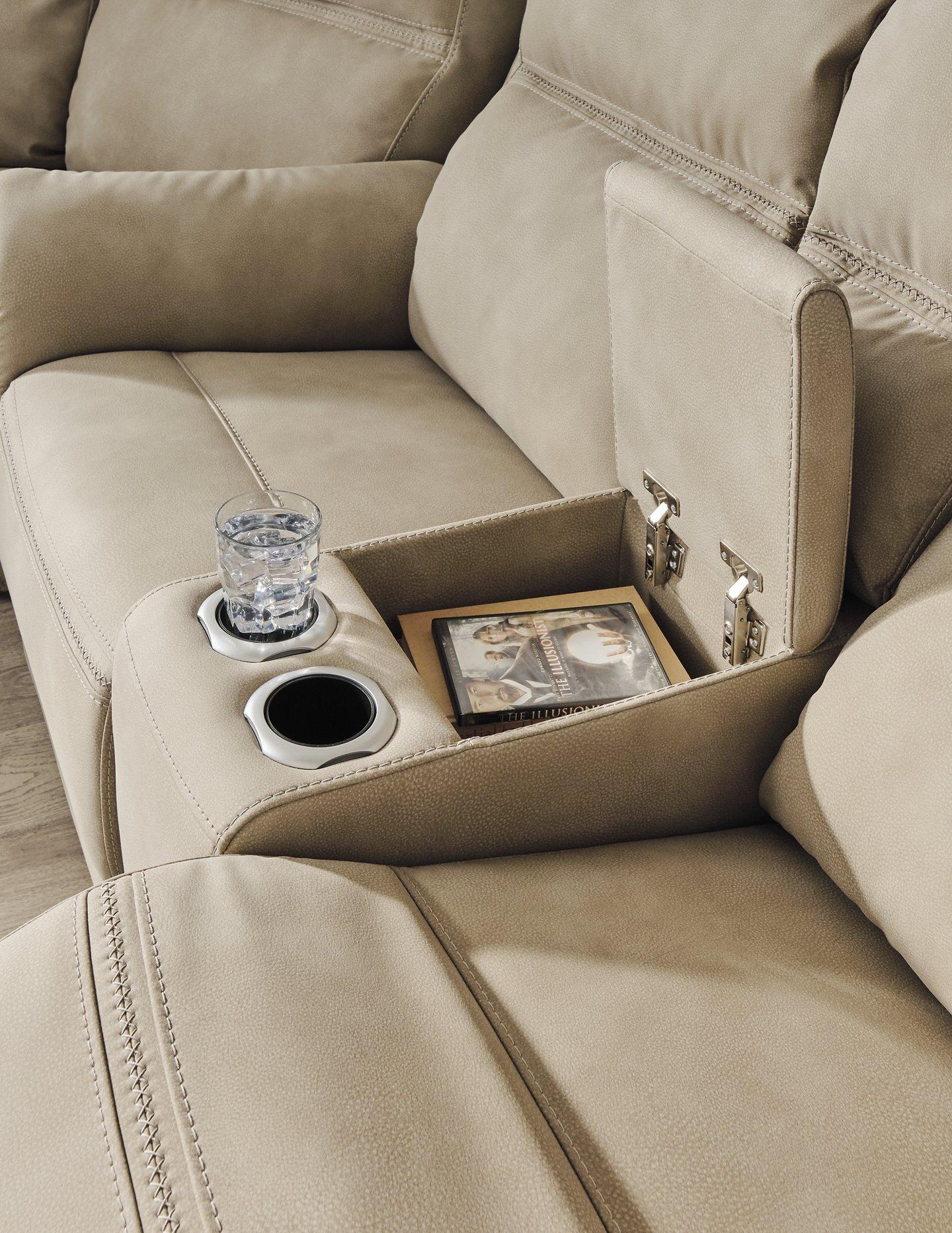 Next-Gen DuraPella Power Reclining Loveseat with Console - Image 8