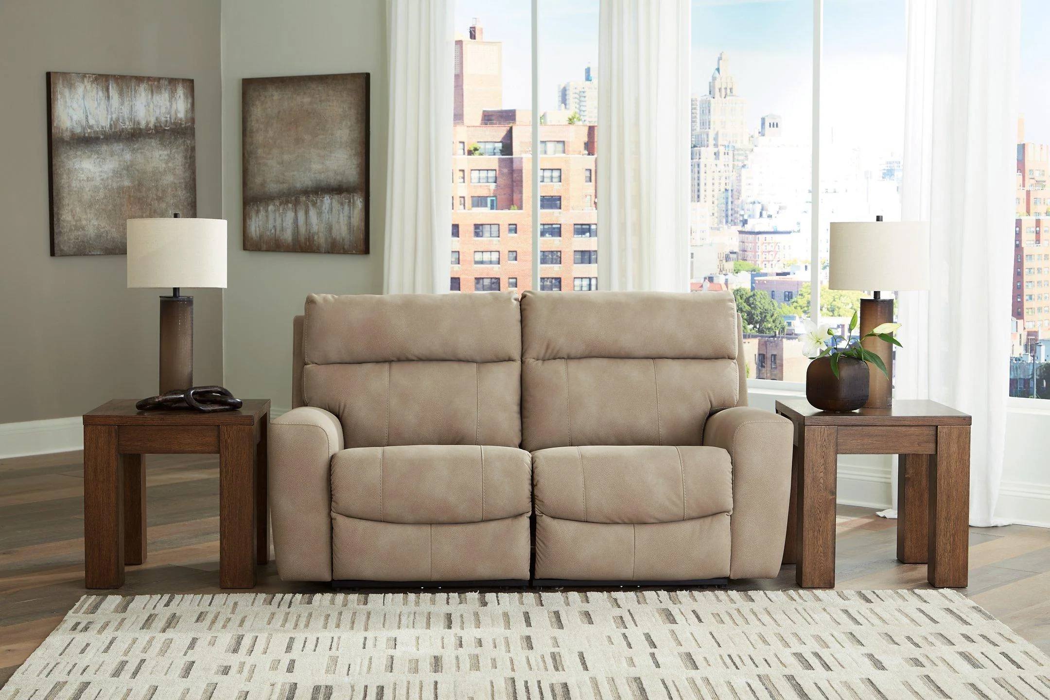 Next-Gen DuraPella Power Reclining Sectional Loveseat - Image 9