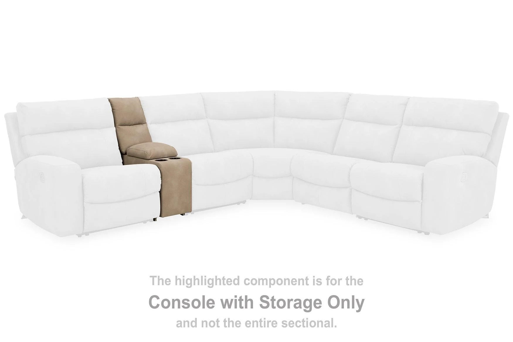 Next-Gen DuraPella Power Reclining Sectional Loveseat with Console - Image 31