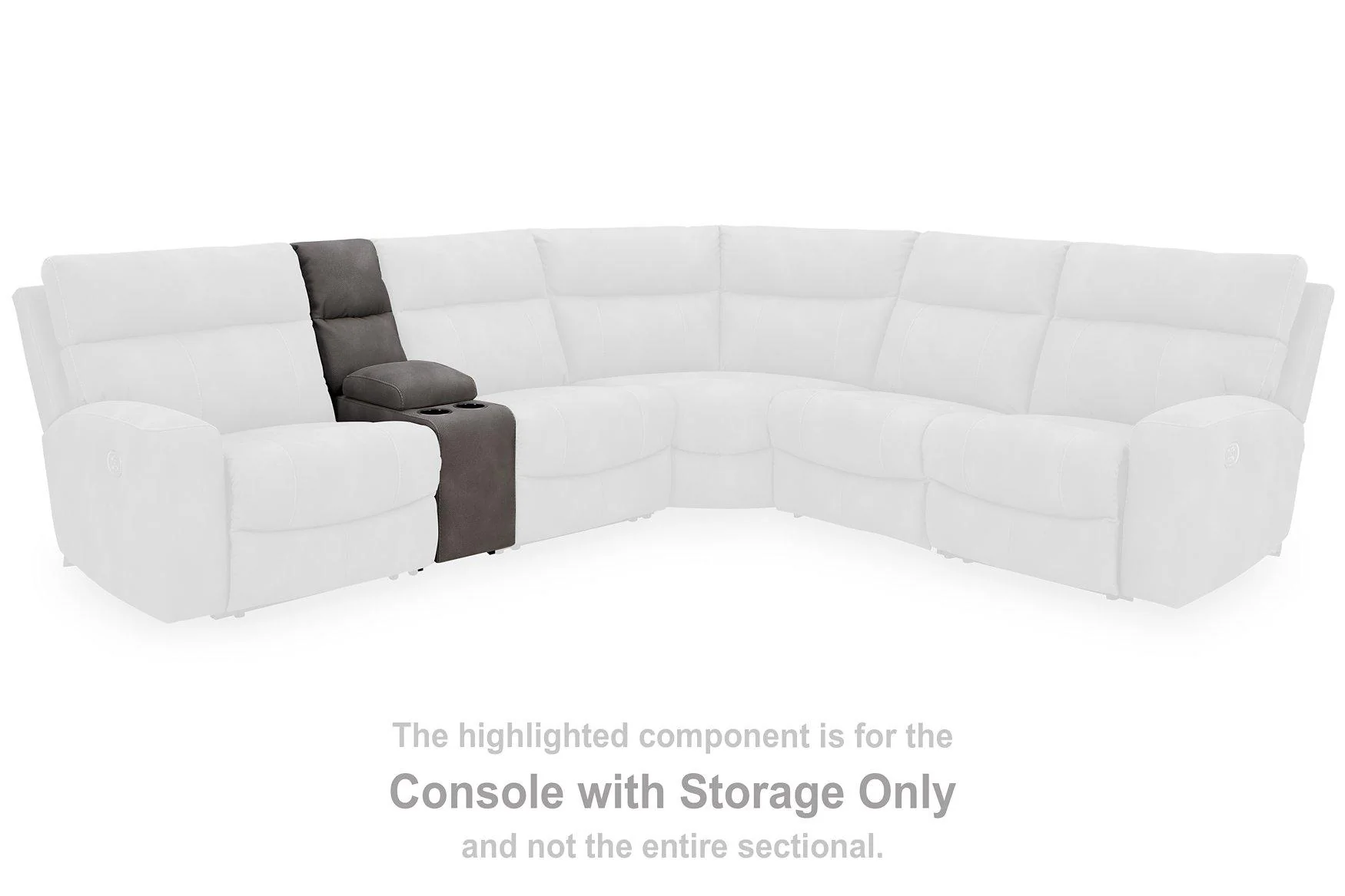 Next-Gen DuraPella Power Reclining Sectional Loveseat with Console - Image 5