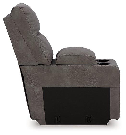 Next-Gen DuraPella Power Reclining Sectional Loveseat with Console - Image 8