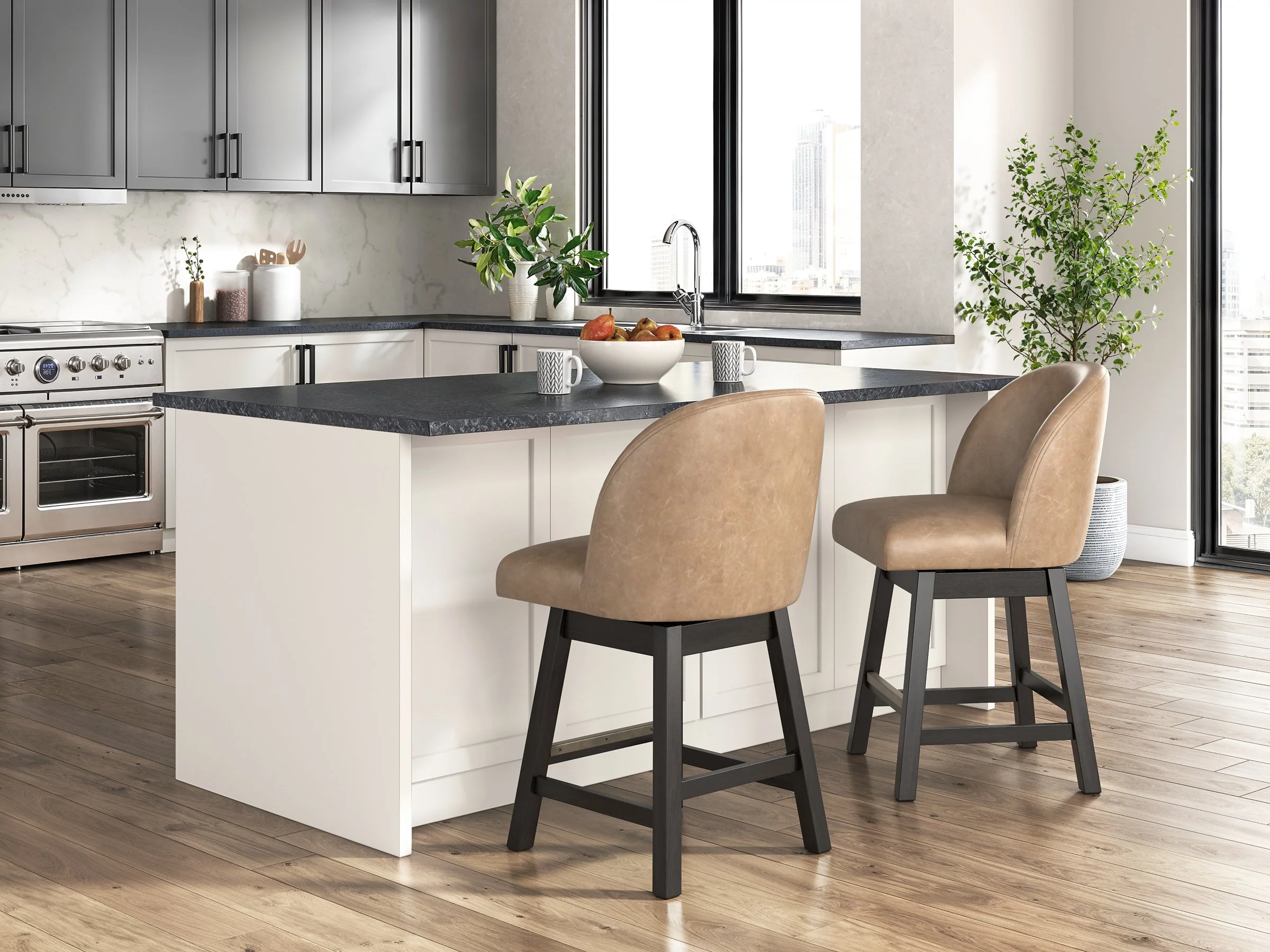 Neymorton Counter Height Barstool (Set of 2) - Image 7