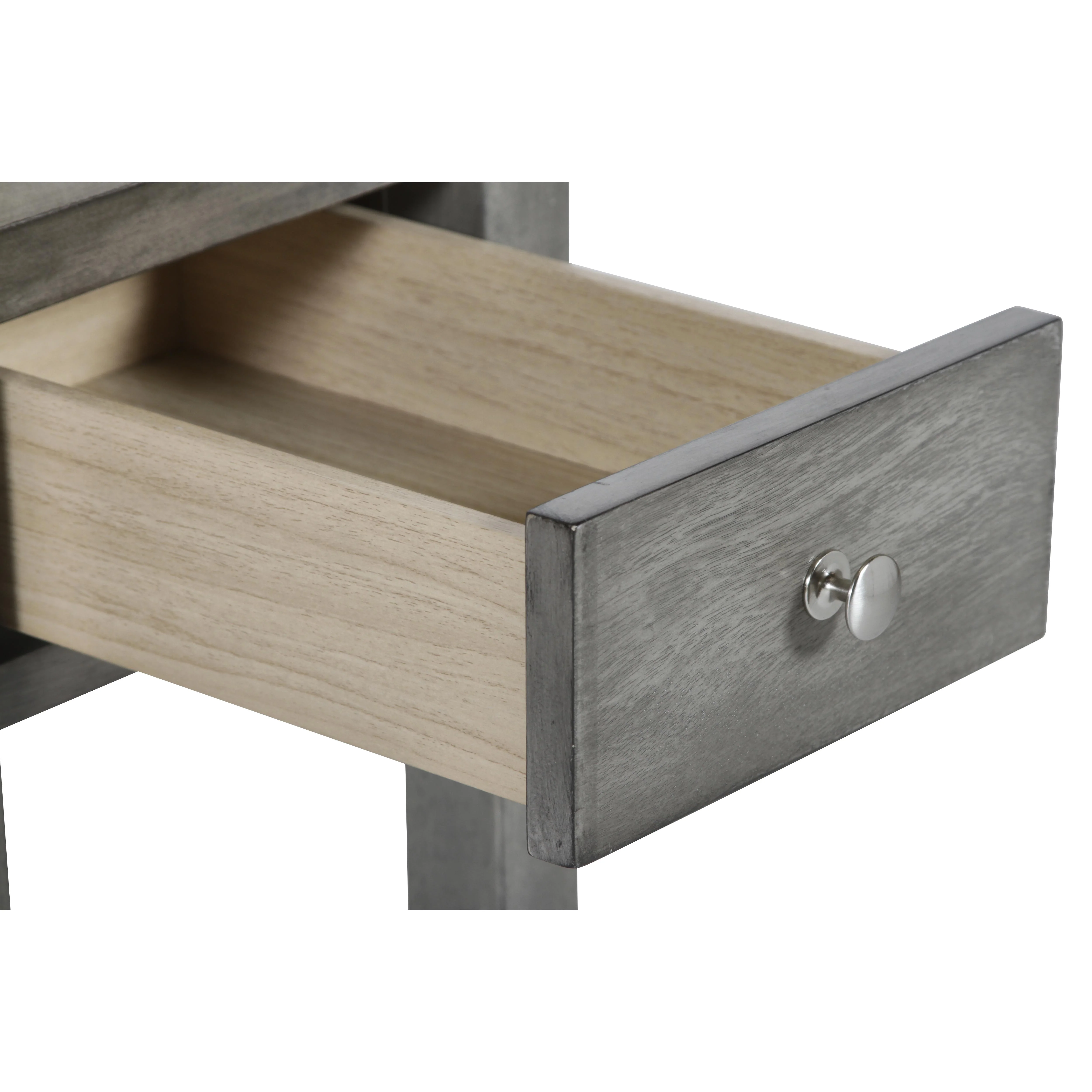 NOAH END TABLE WITH DRAWER-GRAY - Image 5