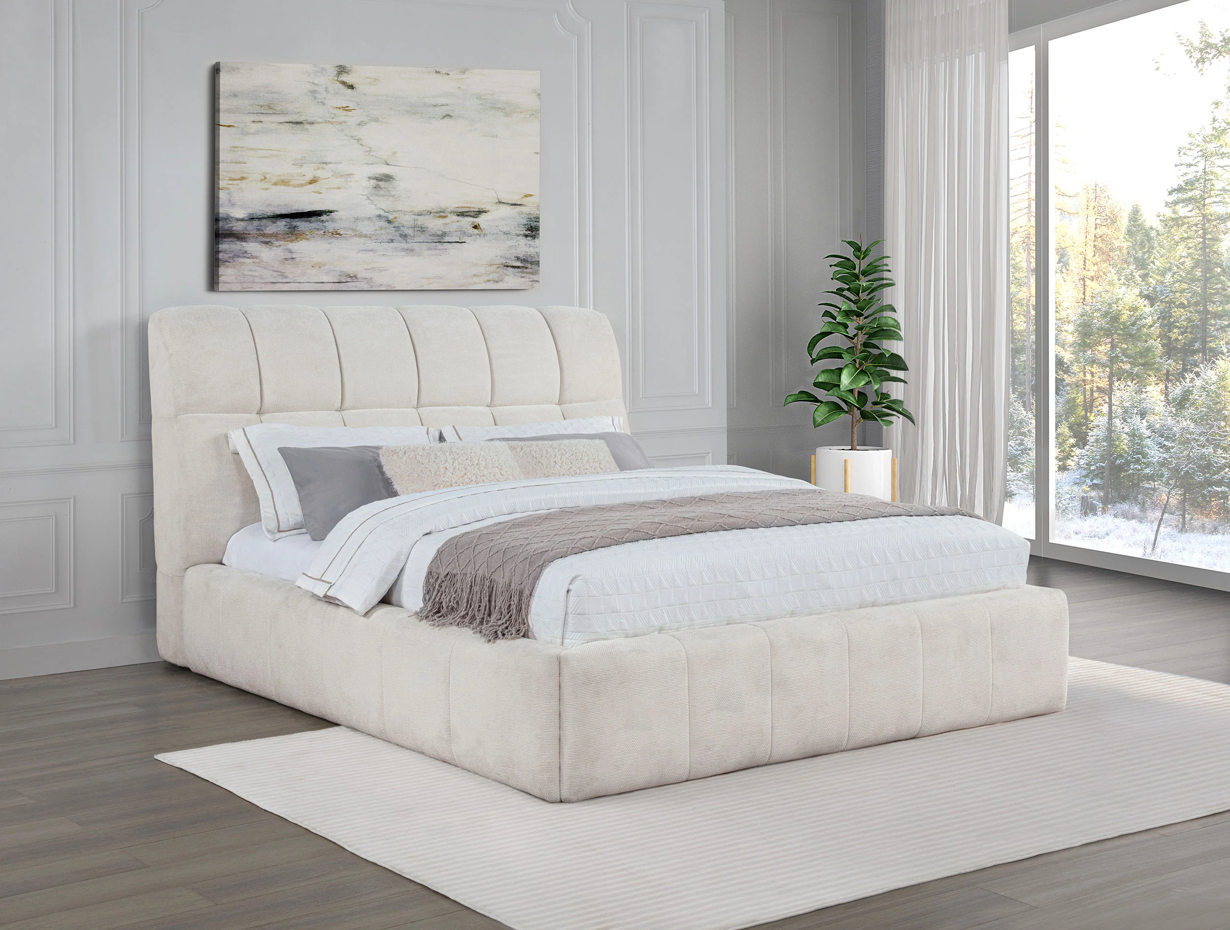 Nollet Panel Platform Bed - Image 2