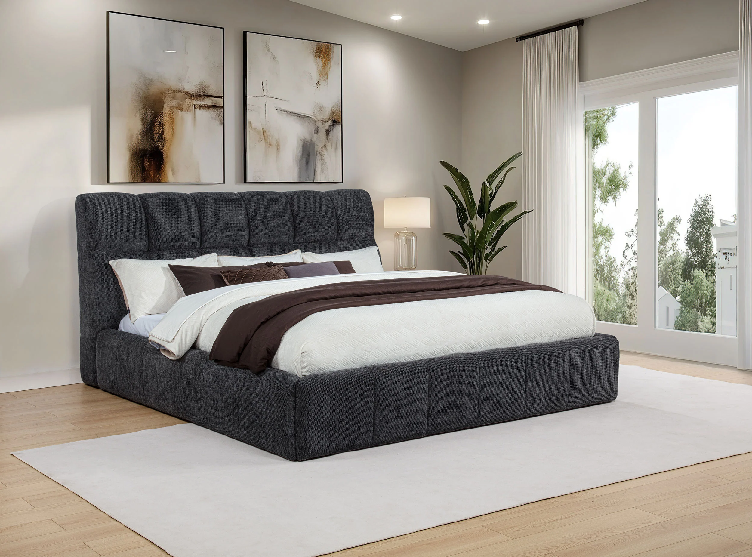 Nollet Panel Platform Bed - Image 38