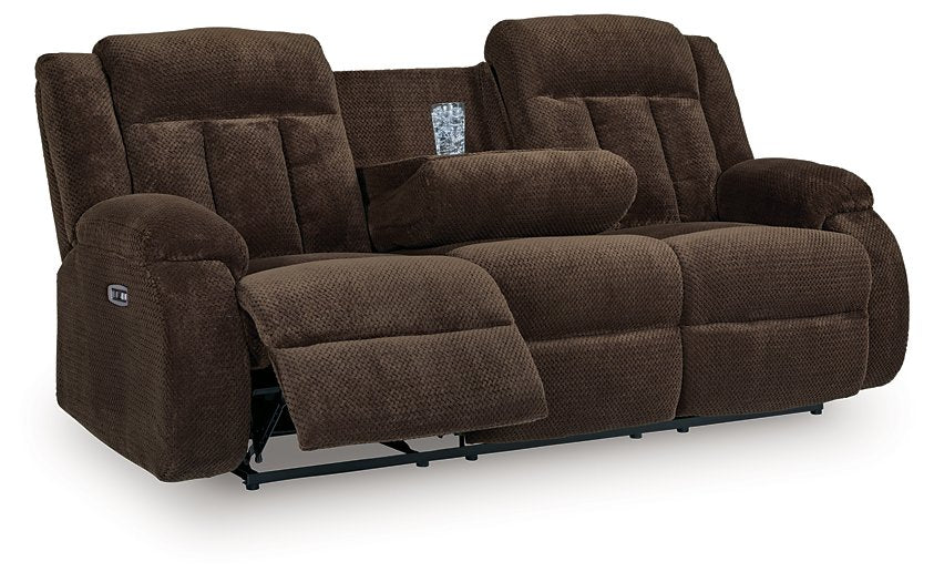 Observation Power Reclining Sofa with Drop Down Table - Image 10