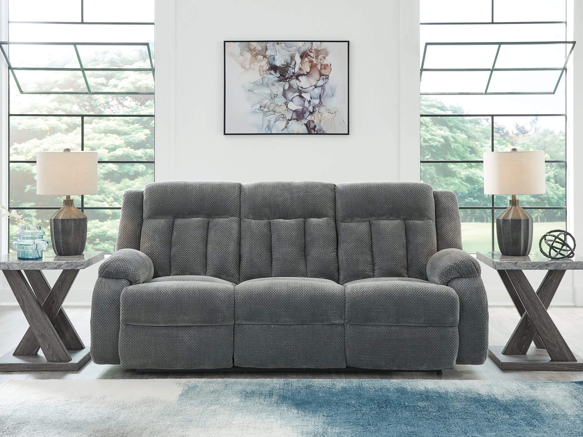 Observation Power Reclining Sofa with Drop Down Table - Image 2