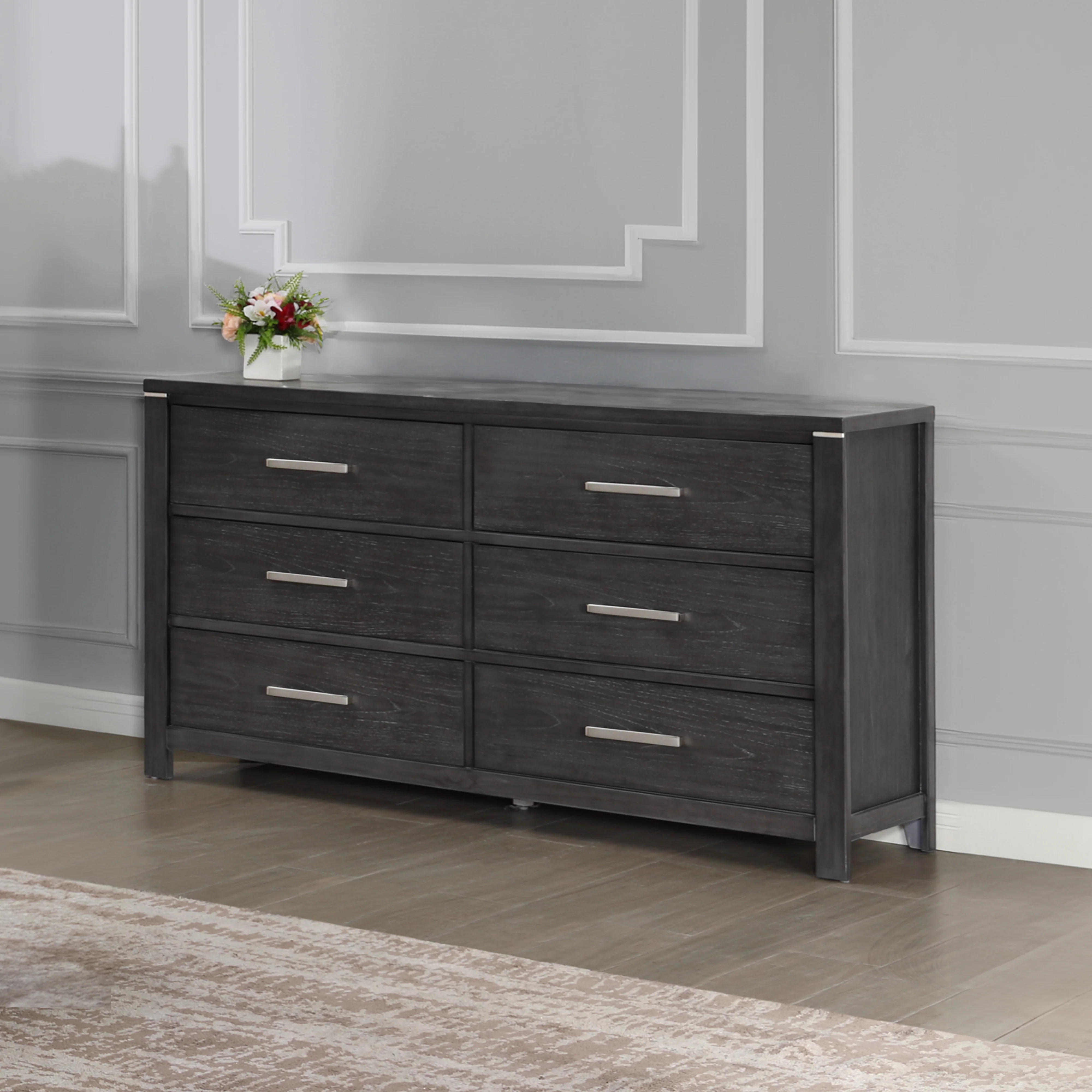 Odessa Dresser-Charcoal - Image 4