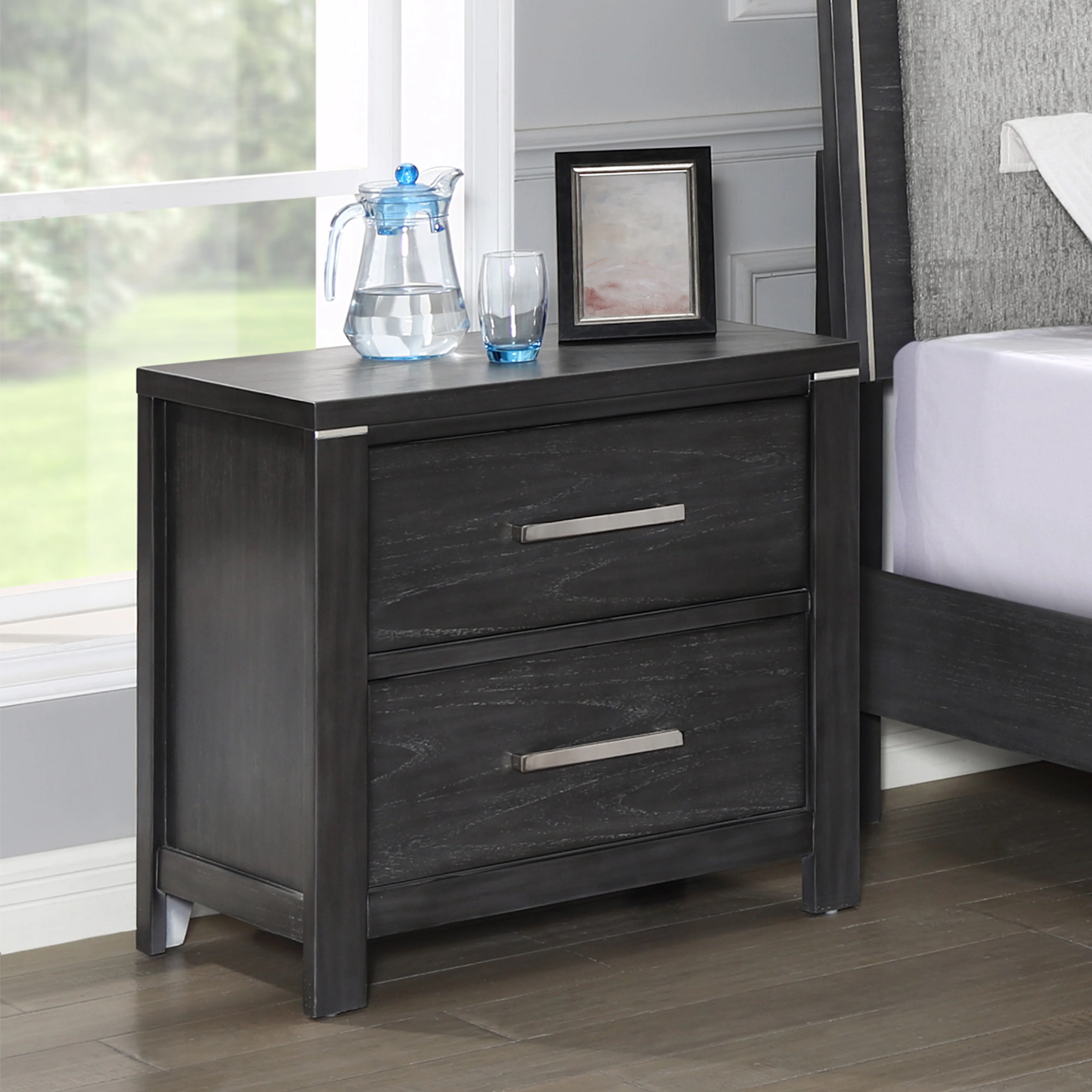 Odessa Nightstand-Charcoal - Image 7