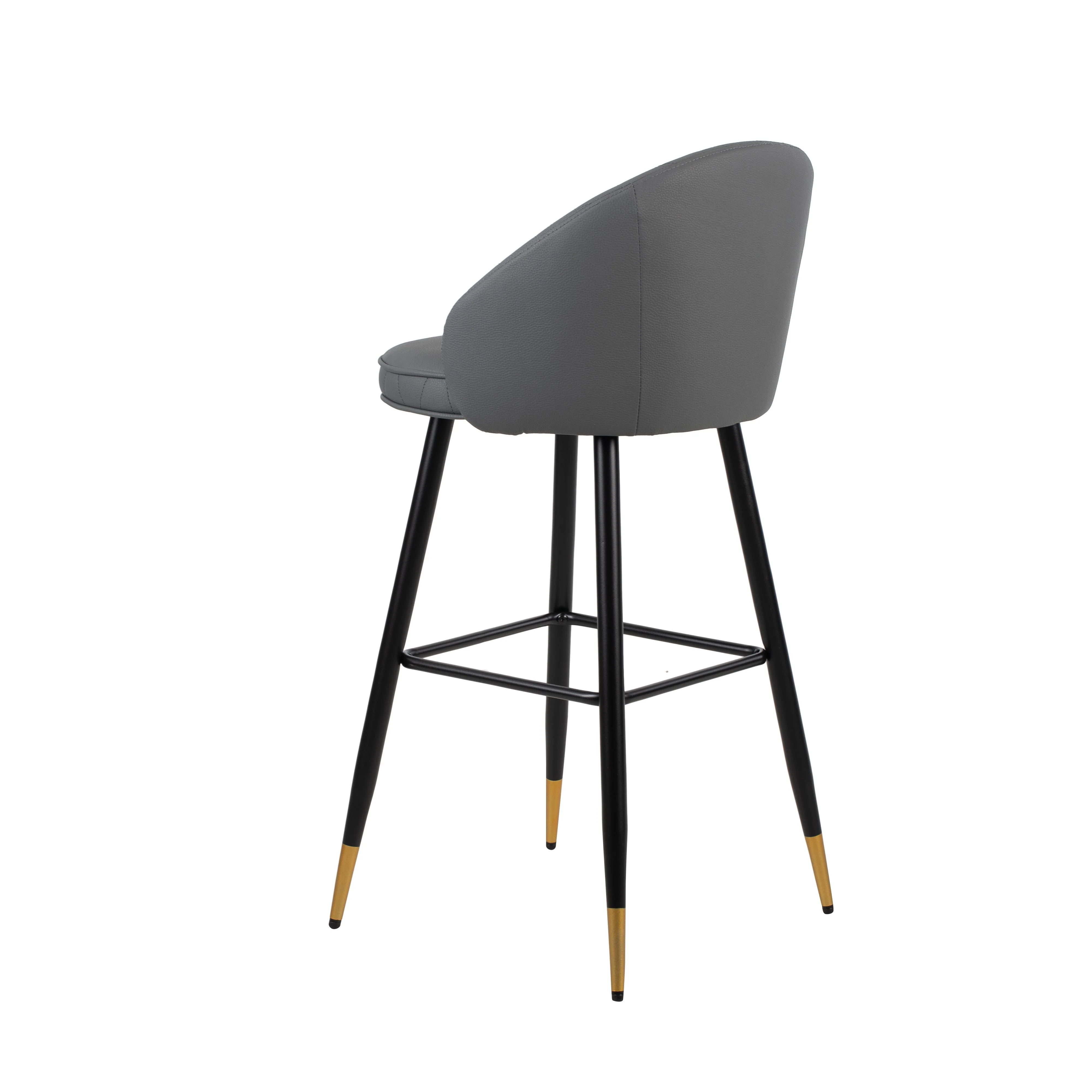 Oliver Gray Vegan Leather Bar Chair (2 Per Carton) - Image 5