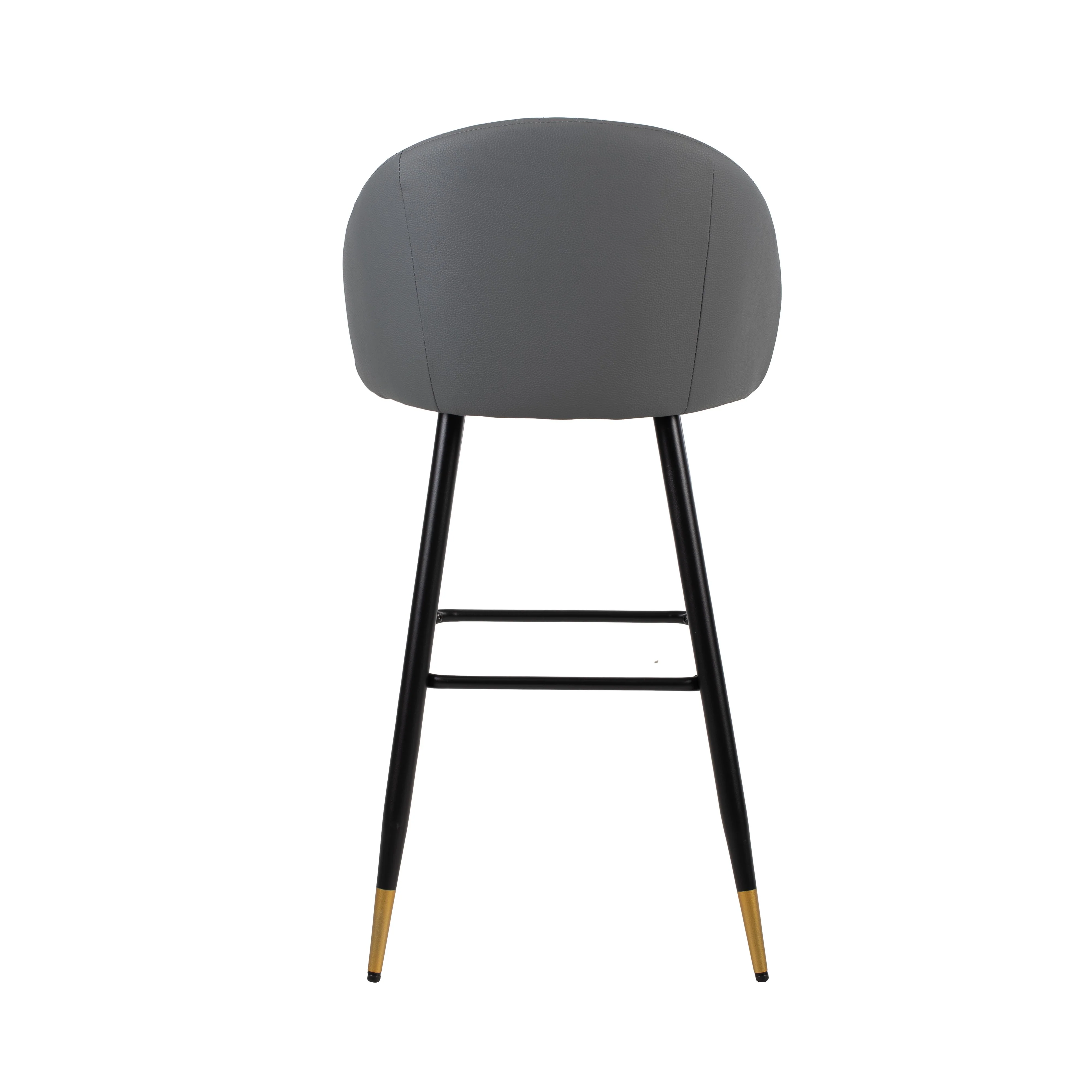 Oliver Gray Vegan Leather Bar Chair (2 Per Carton) - Image 6