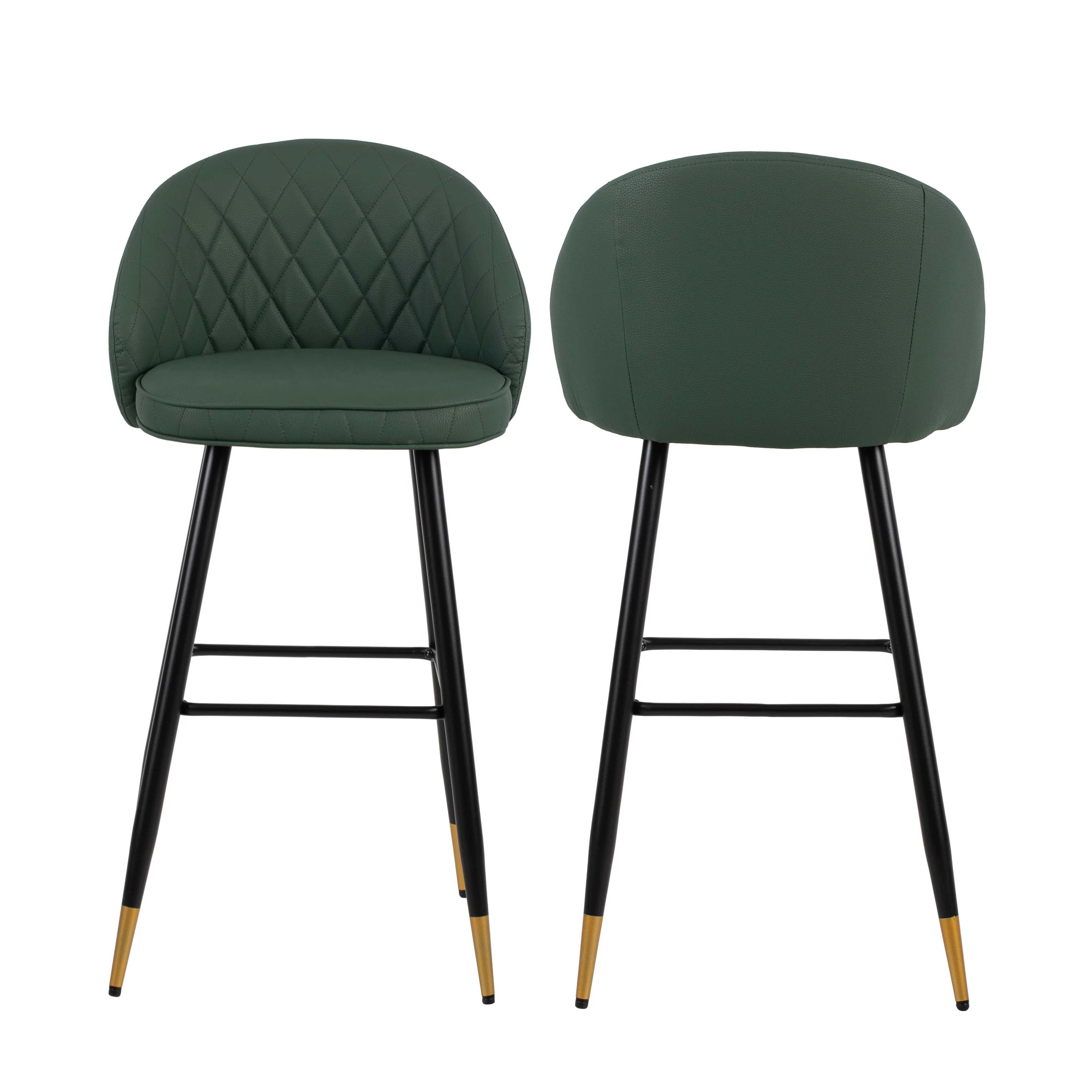 Oliver Green Vegan Leather Bar Chair (2 Per Carton) - Image 8