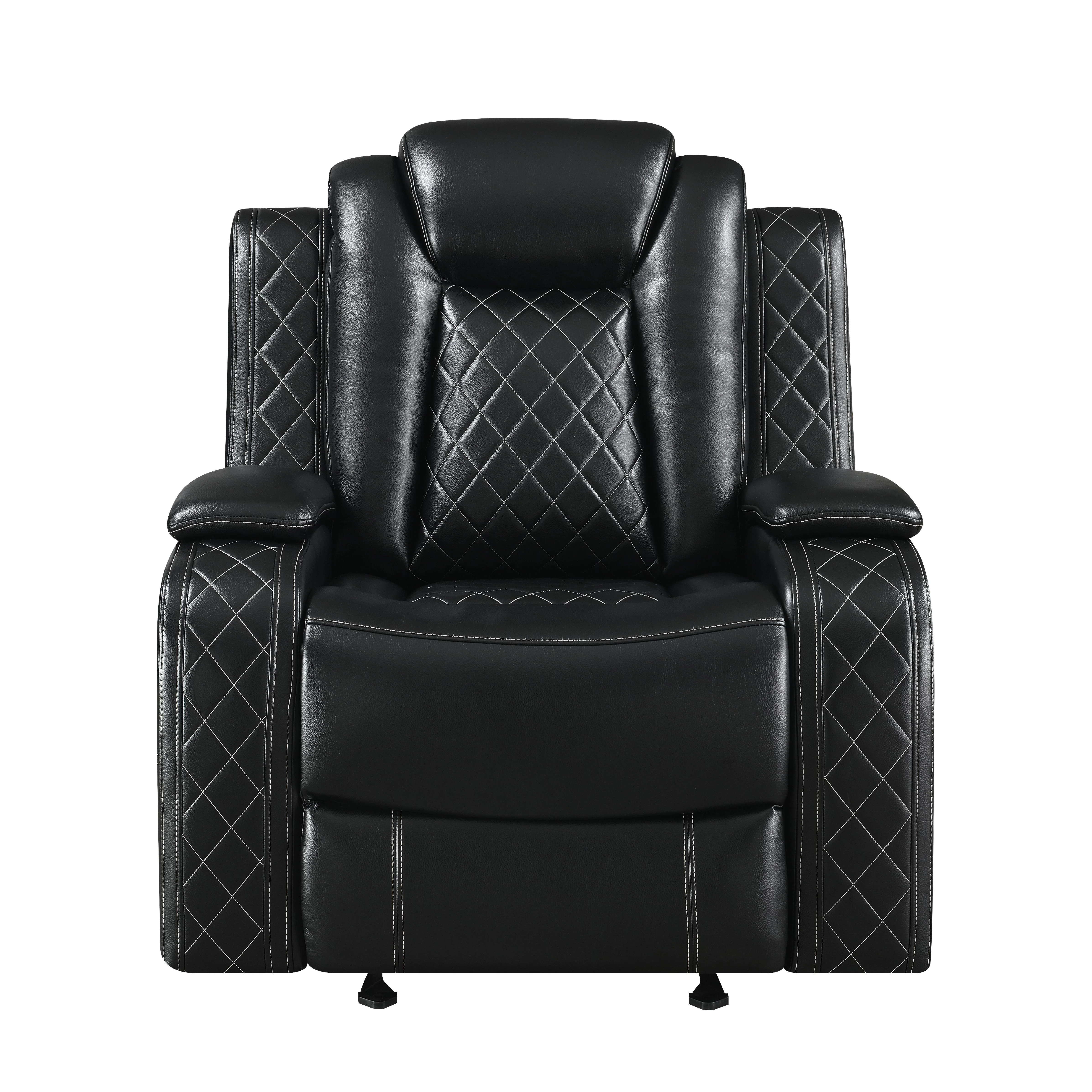 ORION GLIDER RECLINER-BLACK - Image 3