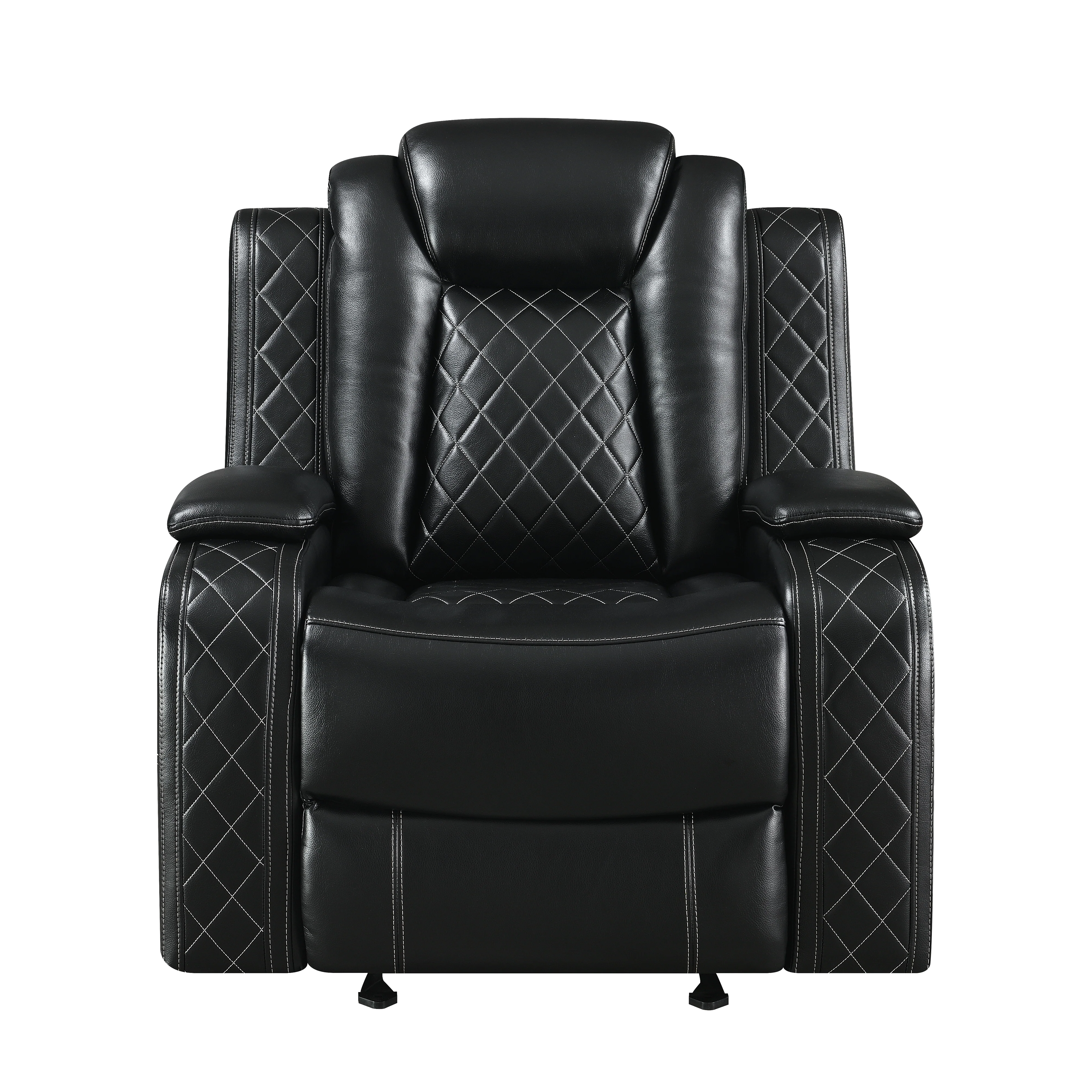 Orion Ii Glider Recliner-Black - Image 2