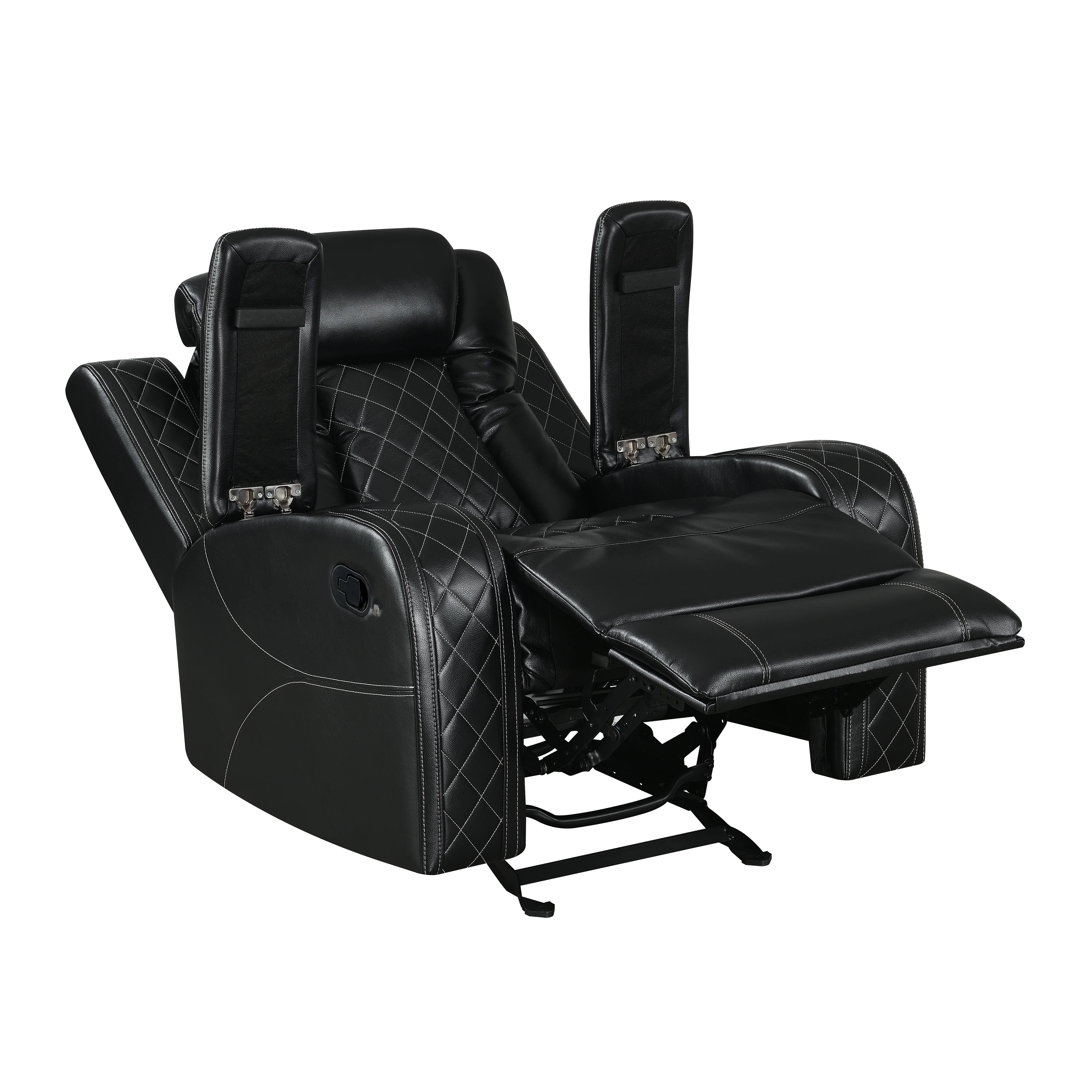 Orion Ii Glider Recliner-Black - Image 3