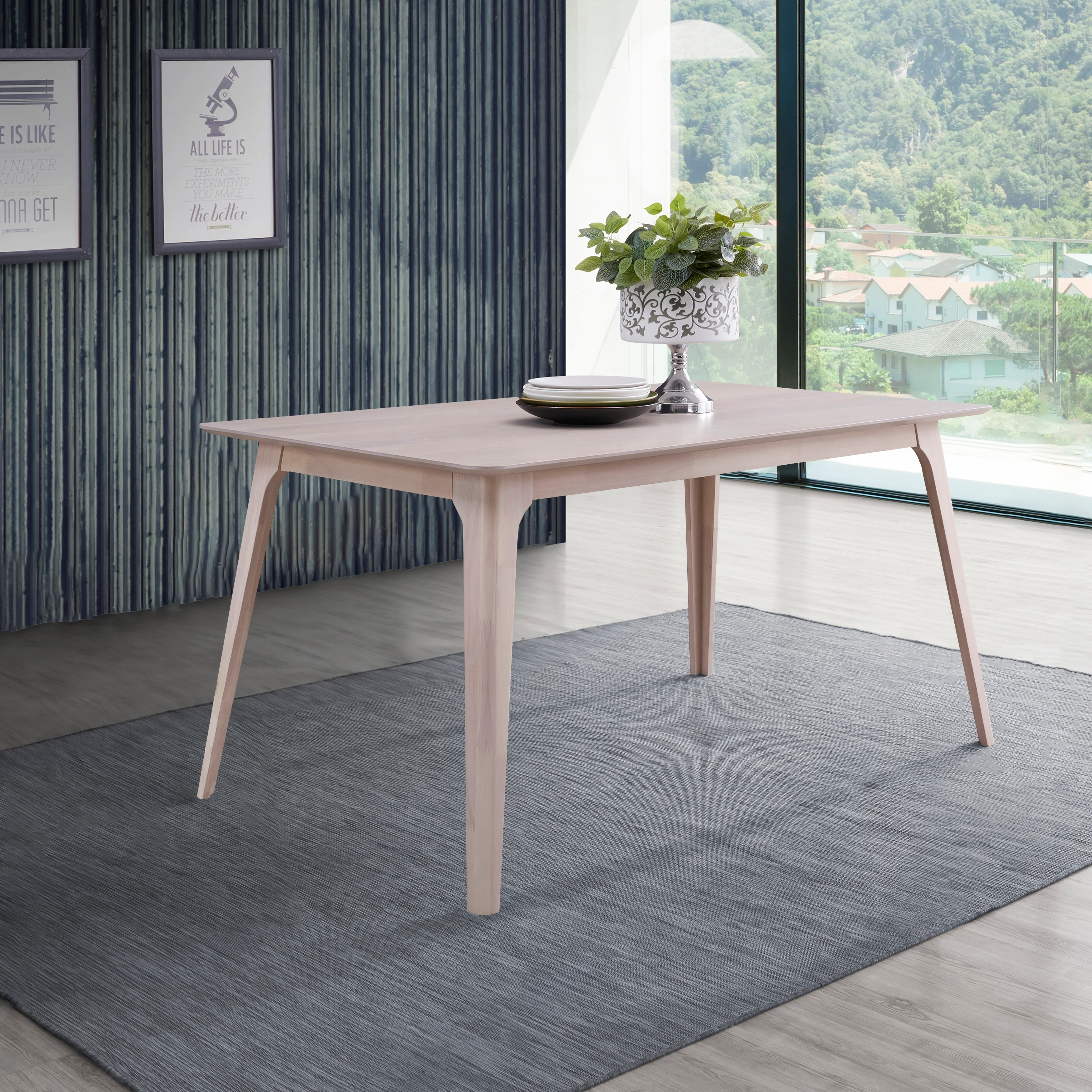 Oscar 60" Table-White Ash - Image 6