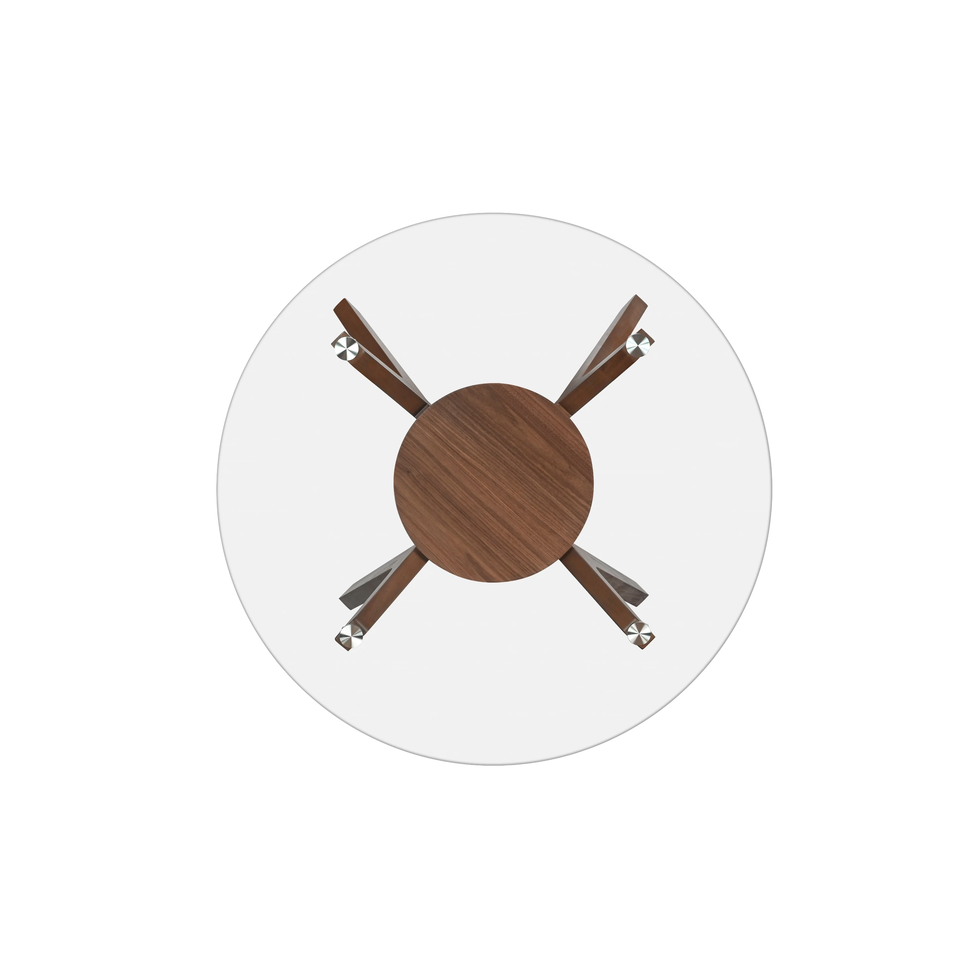 Oscar Round Glass Top For Std Or Counter Dining Base - Image 3