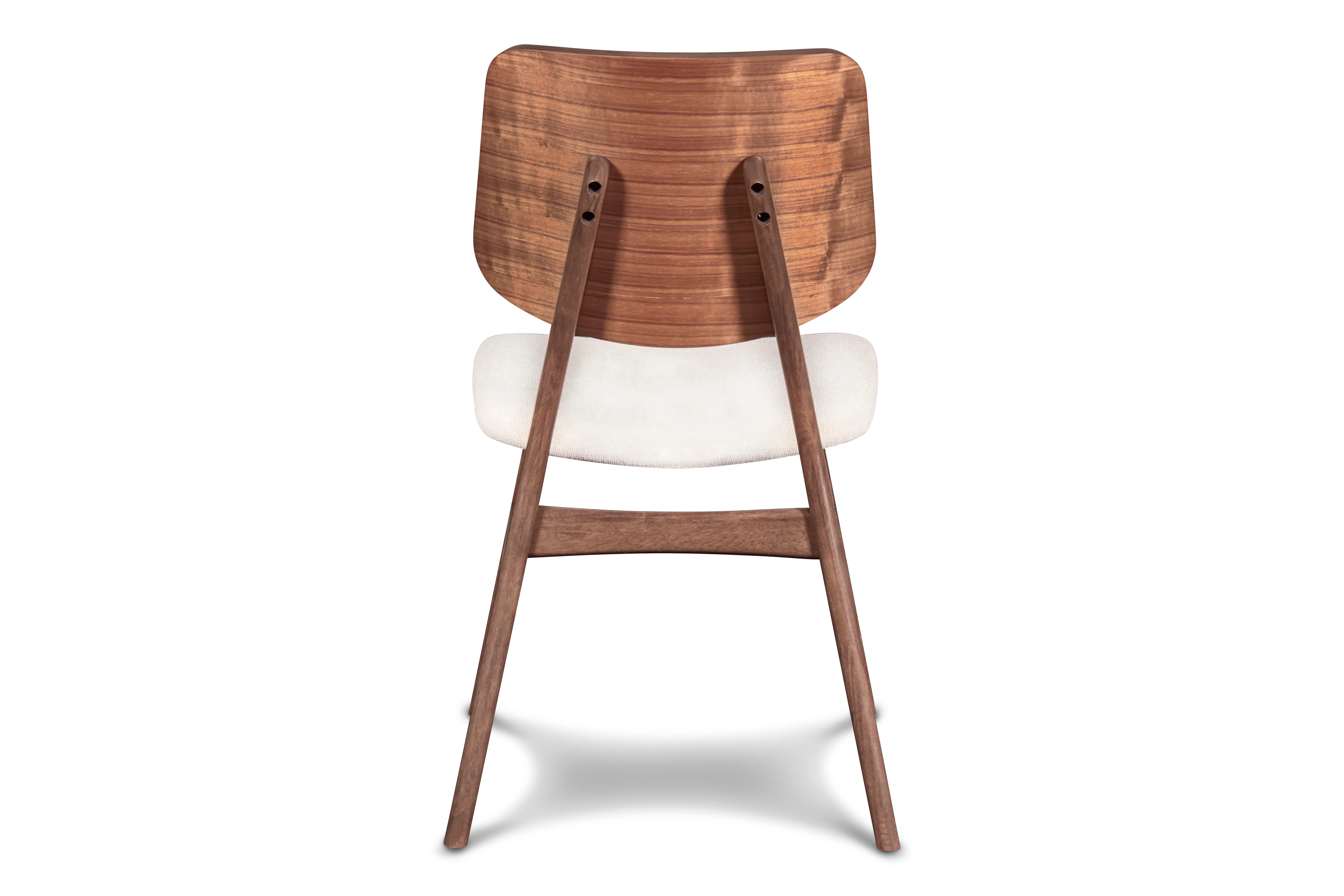 Oscar Chair With Natural Cushion-Walnut - Image 5
