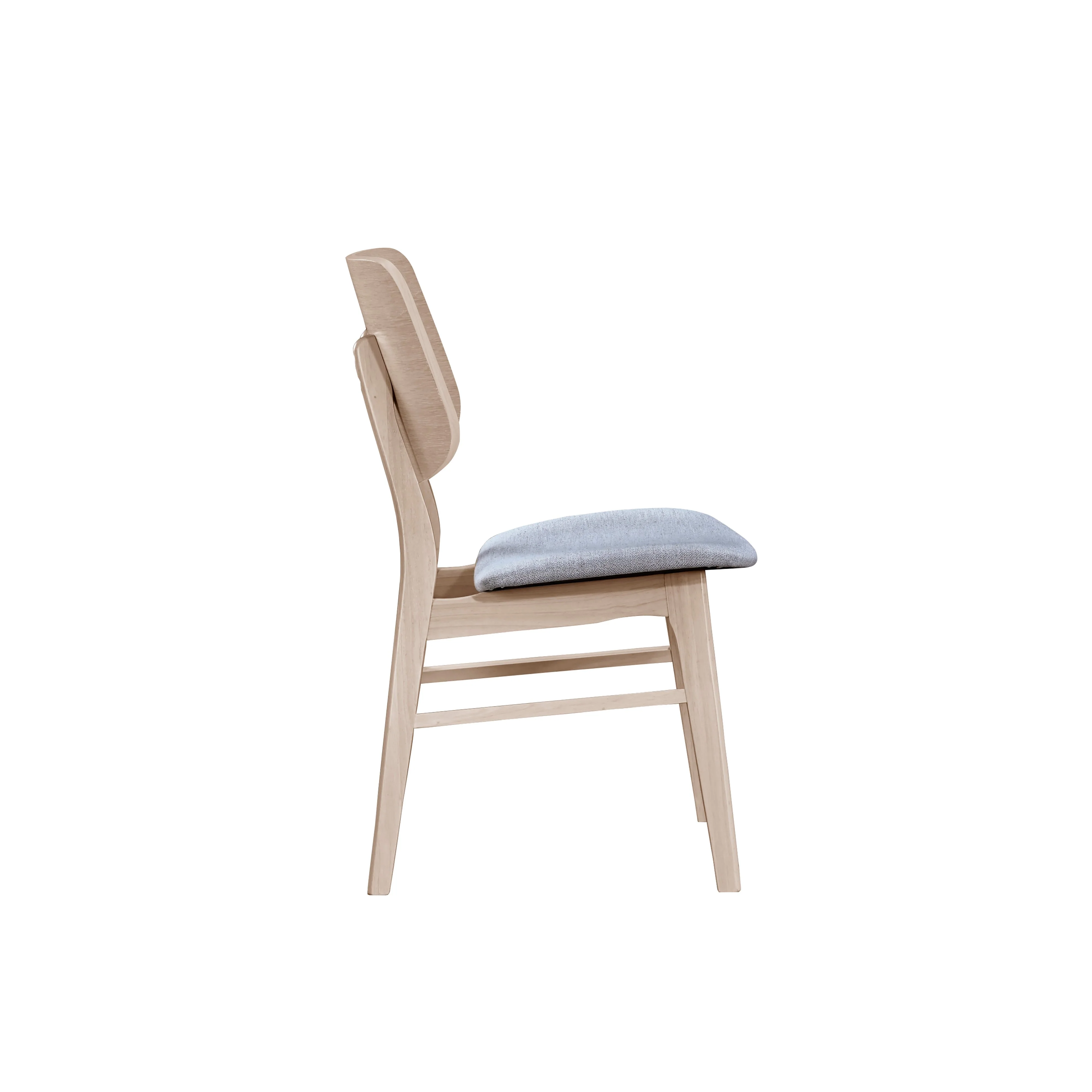 Oscar Wood Back Chair-White Ash - Image 3