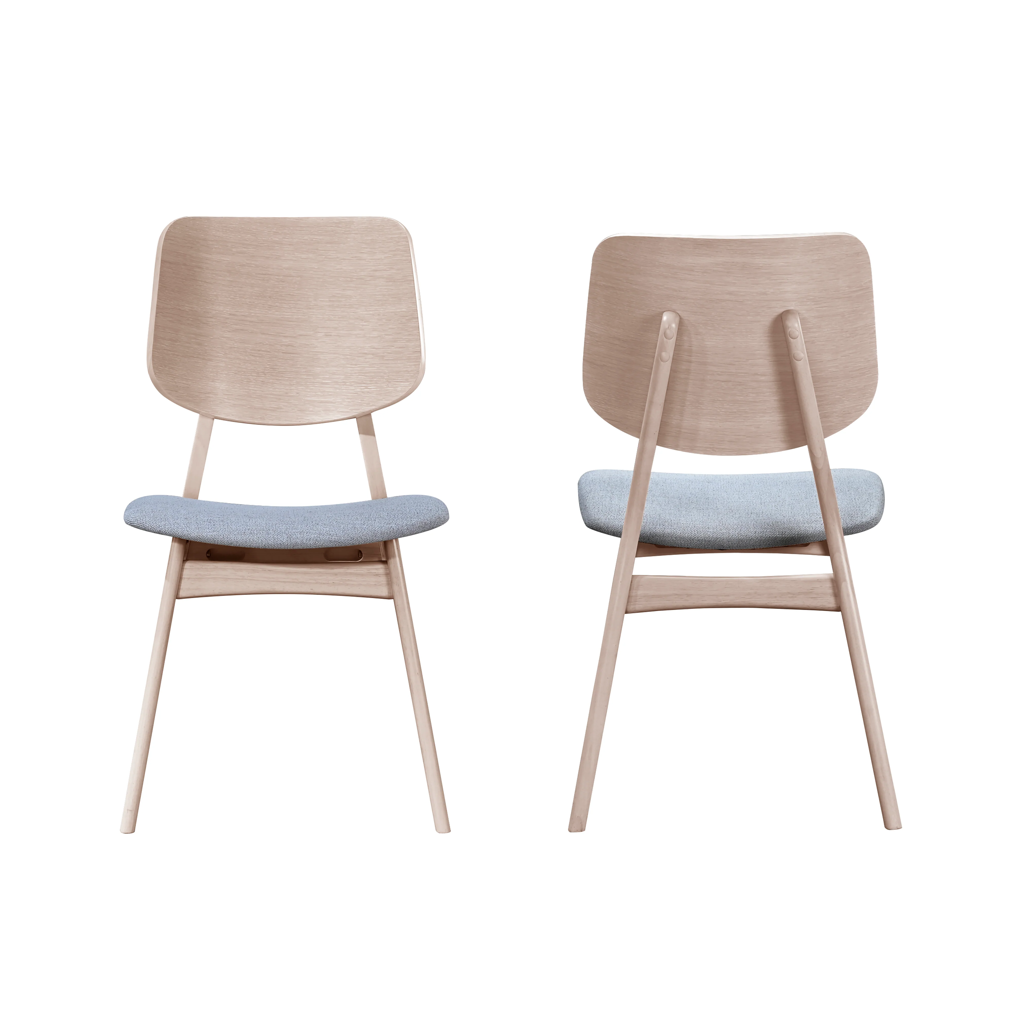 Oscar Wood Back Chair-White Ash - Image 6