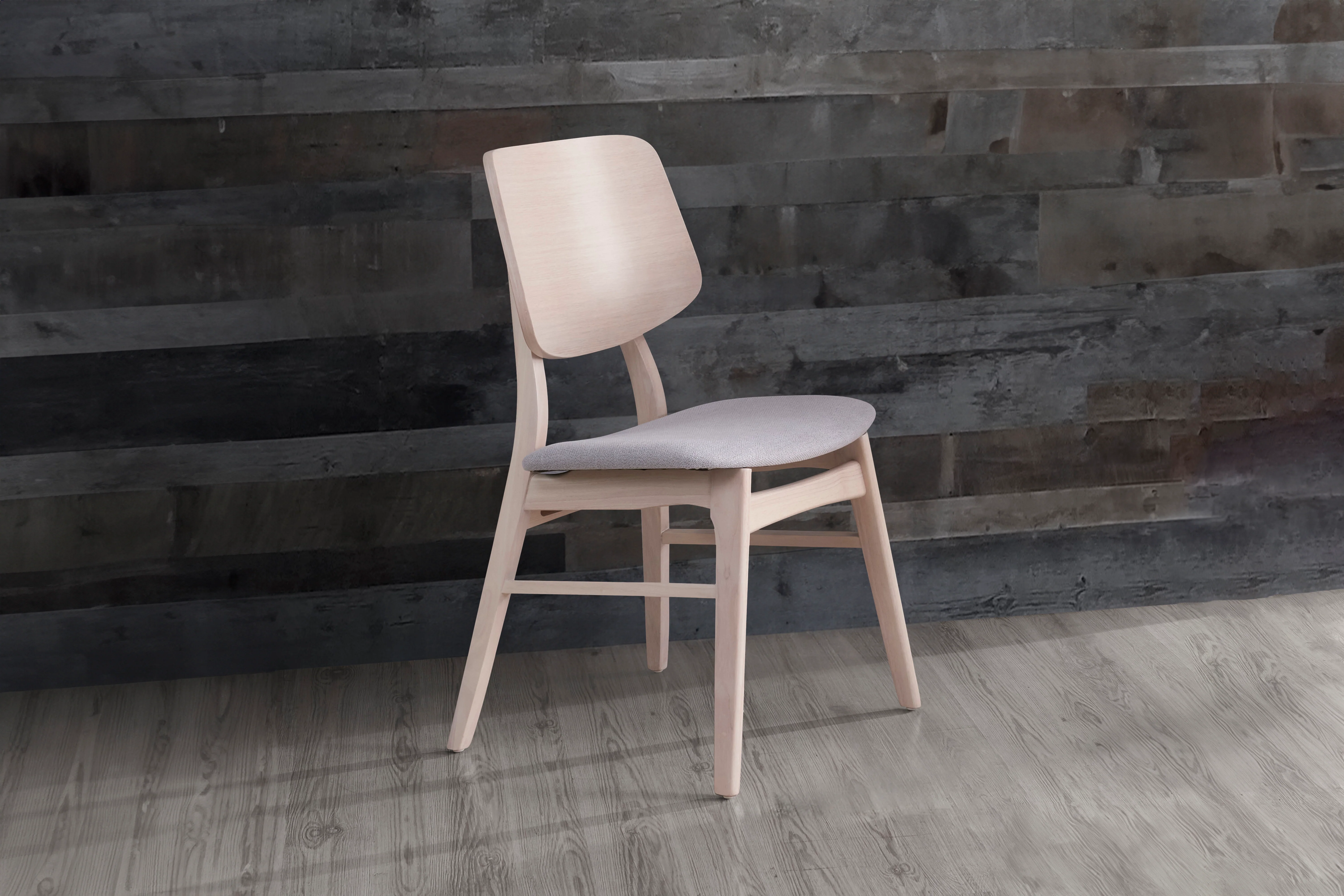 Oscar Wood Back Chair-White Ash - Image 8
