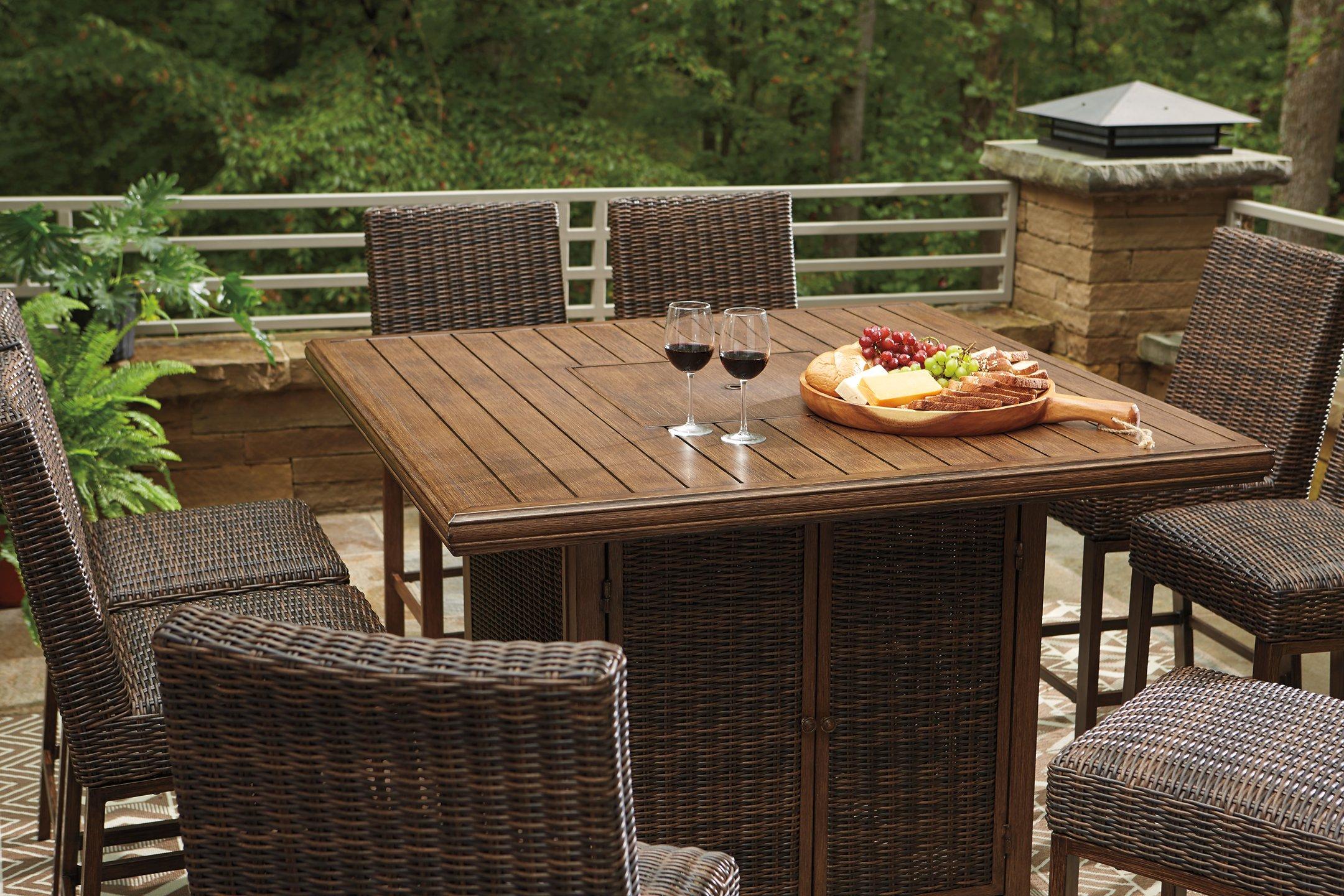Paradise Trail Outdoor Bar Table Set - Image 20