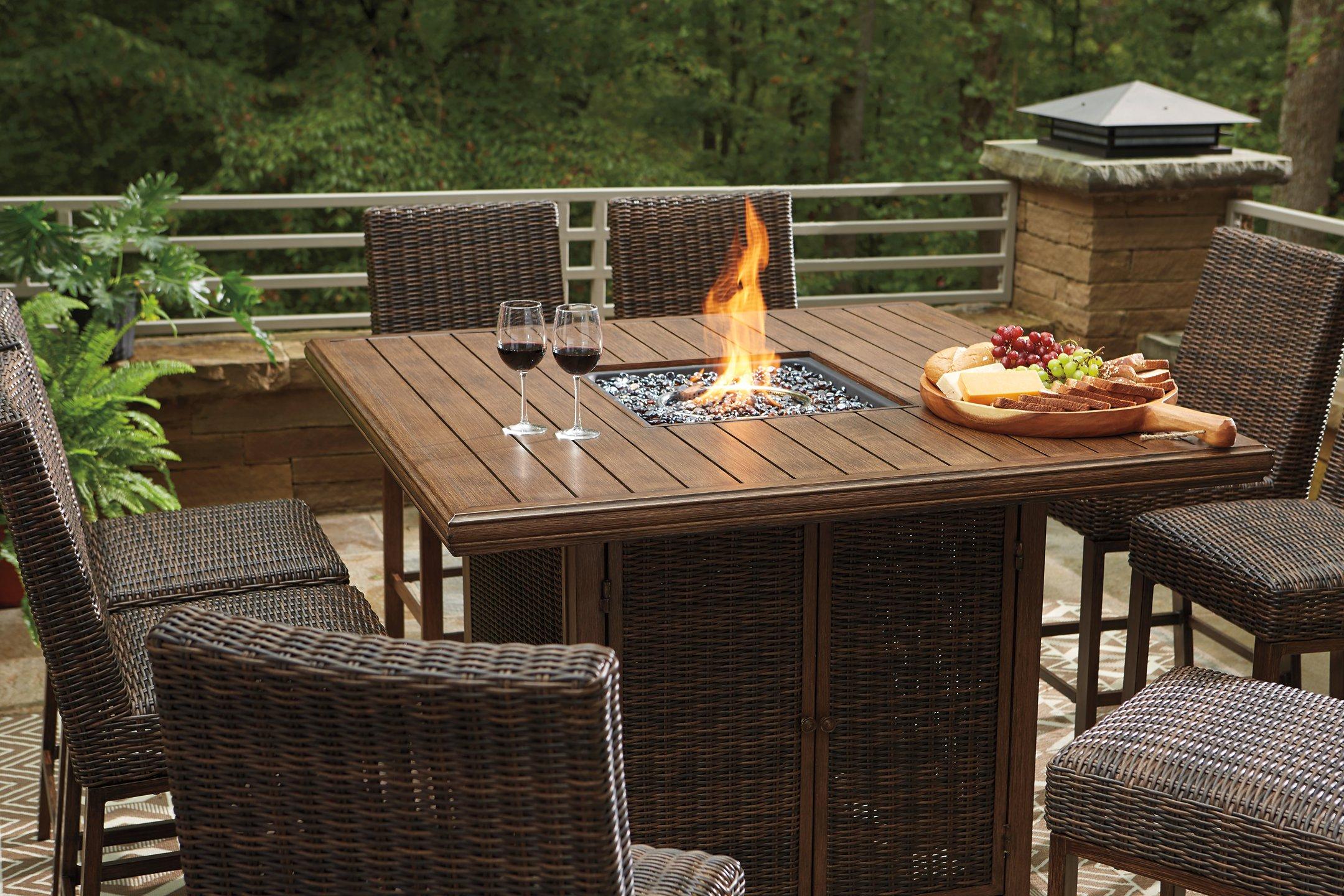 Paradise Trail Outdoor Bar Table Set - Image 21