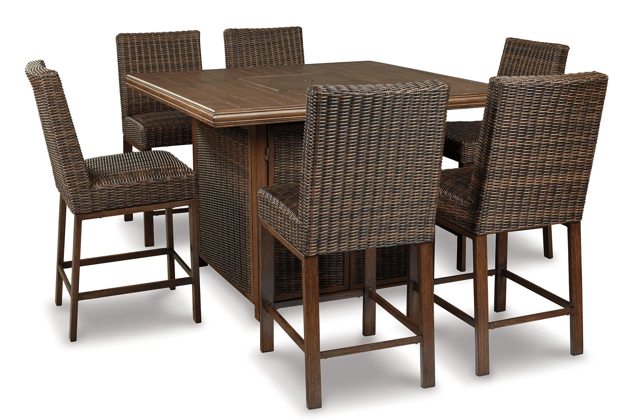 Paradise Trail Outdoor Bar Table Set - Image 4